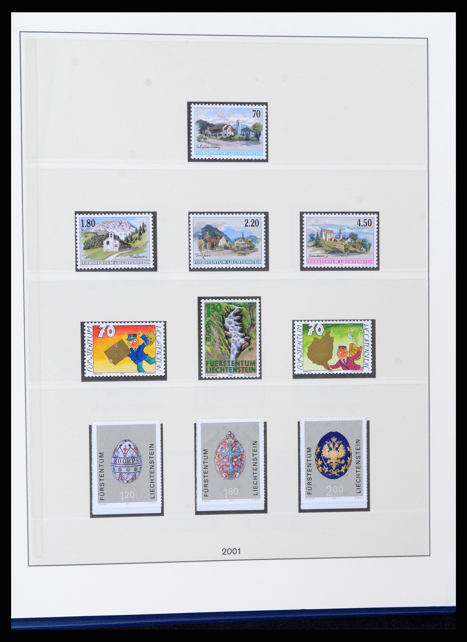 37295 127 - Stamp collection 37295 Liechtenstein 1912-2009.