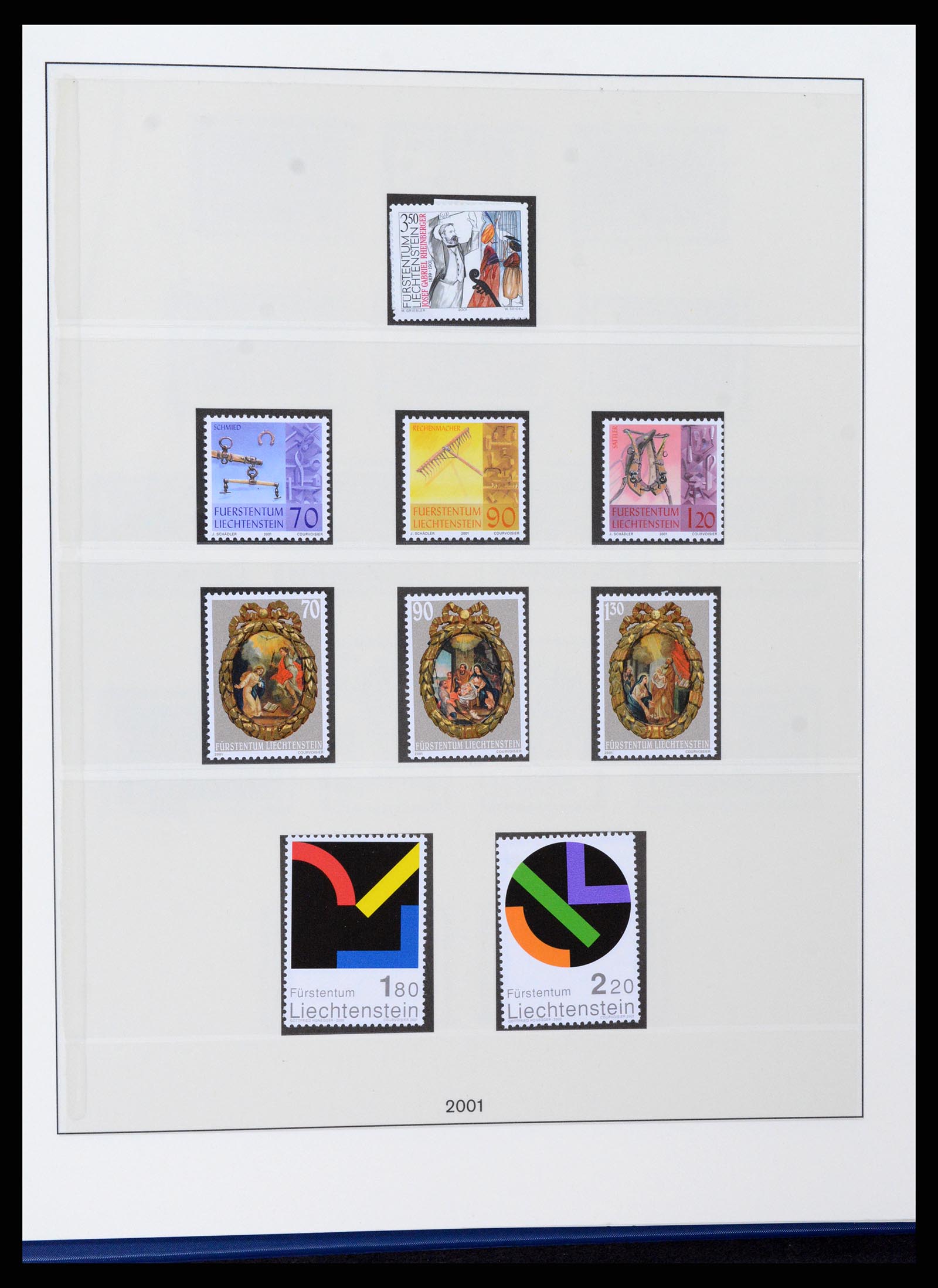 37295 129 - Postzegelverzameling 37295 Liechtenstein 1912-2009.