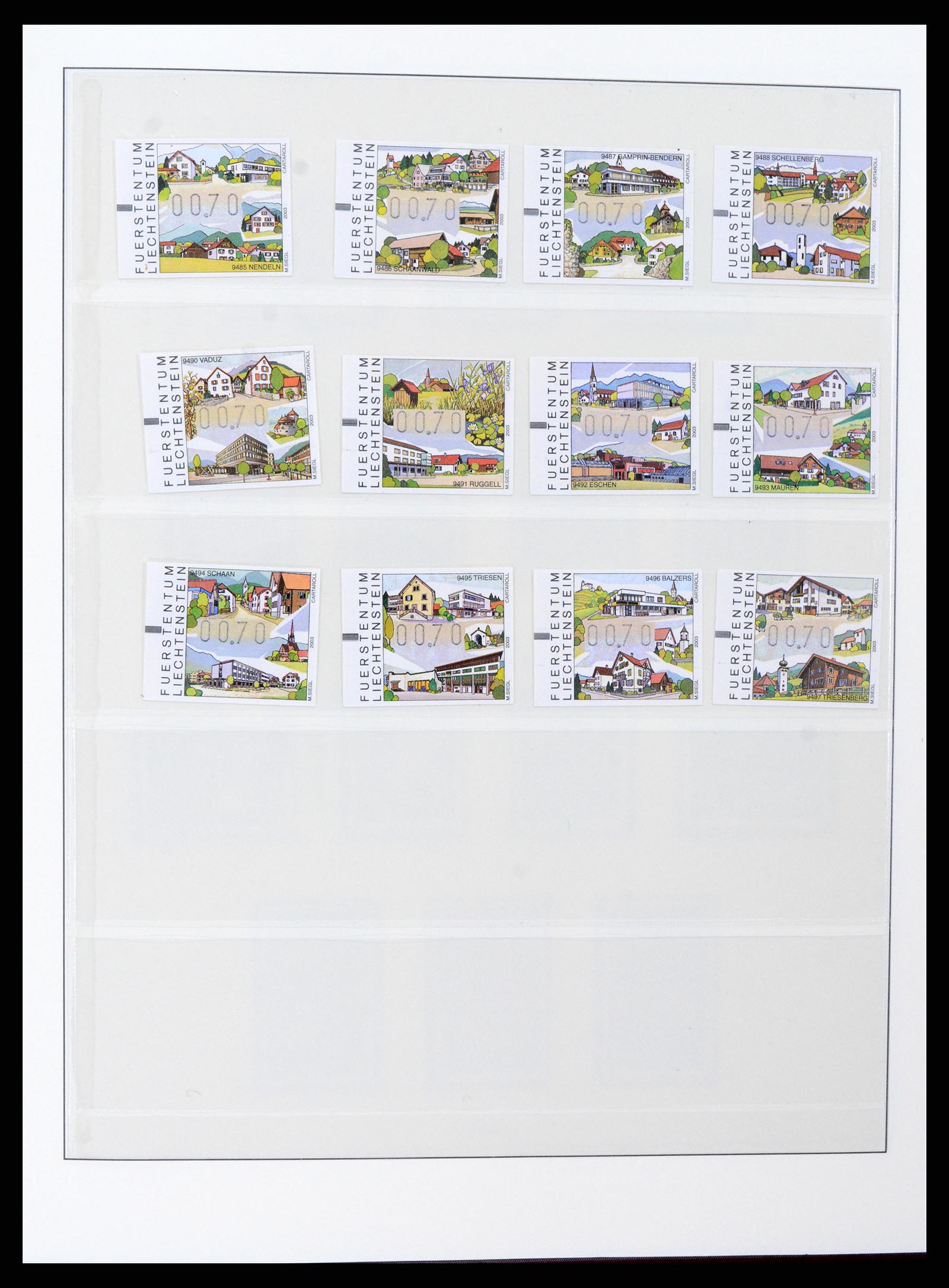 37295 135 - Postzegelverzameling 37295 Liechtenstein 1912-2009.