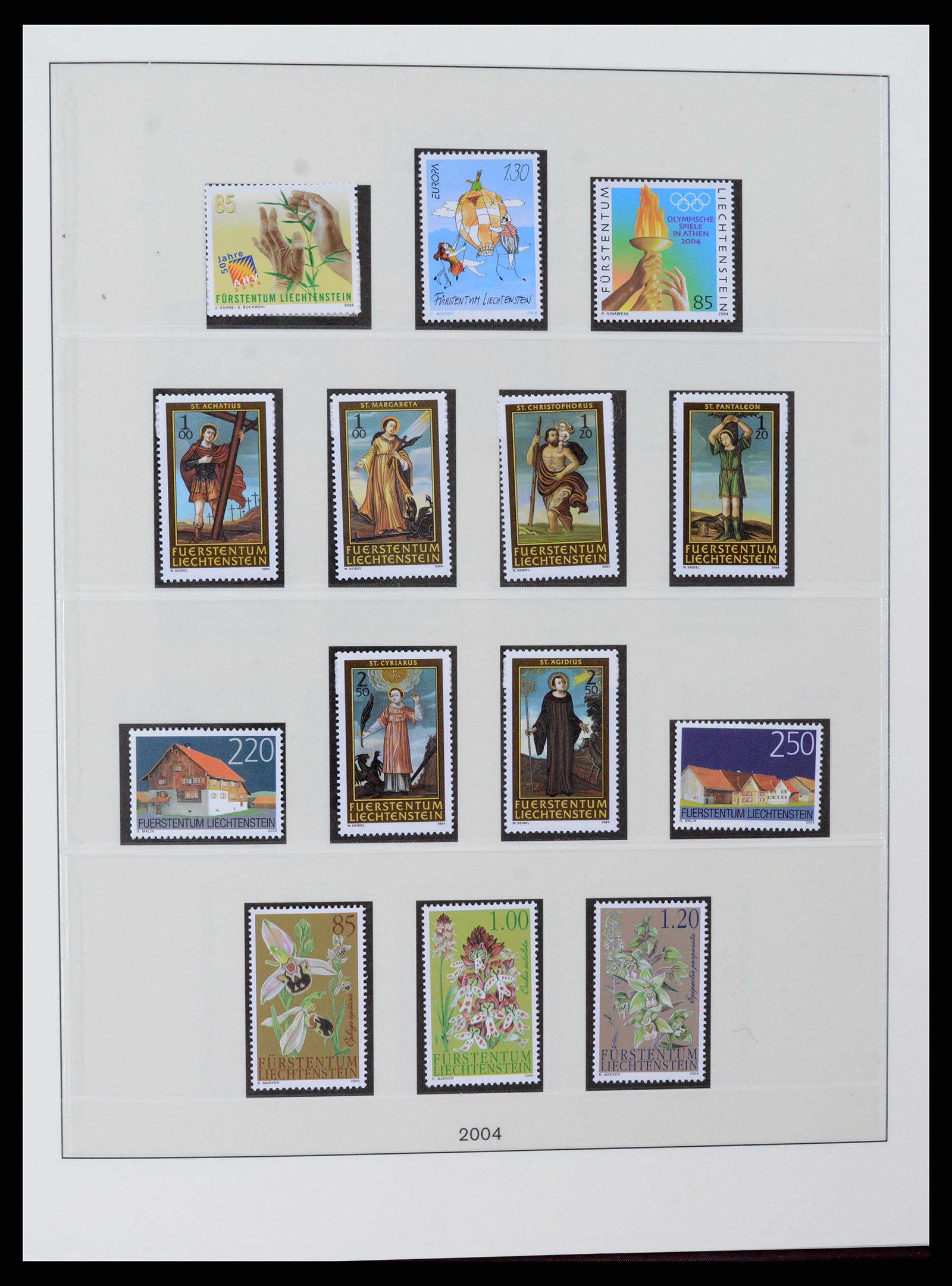 37295 136 - Stamp collection 37295 Liechtenstein 1912-2009.