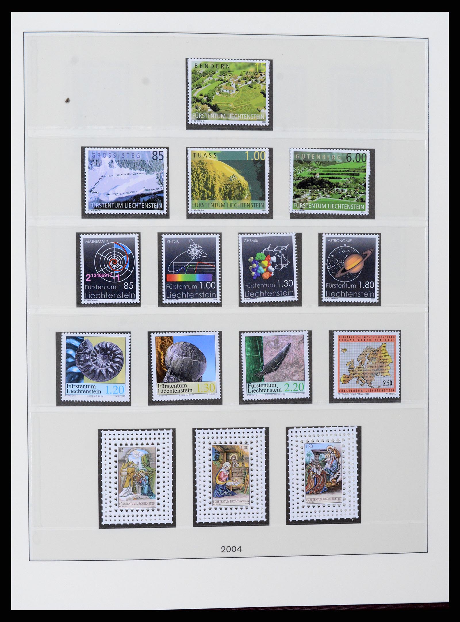 37295 137 - Stamp collection 37295 Liechtenstein 1912-2009.