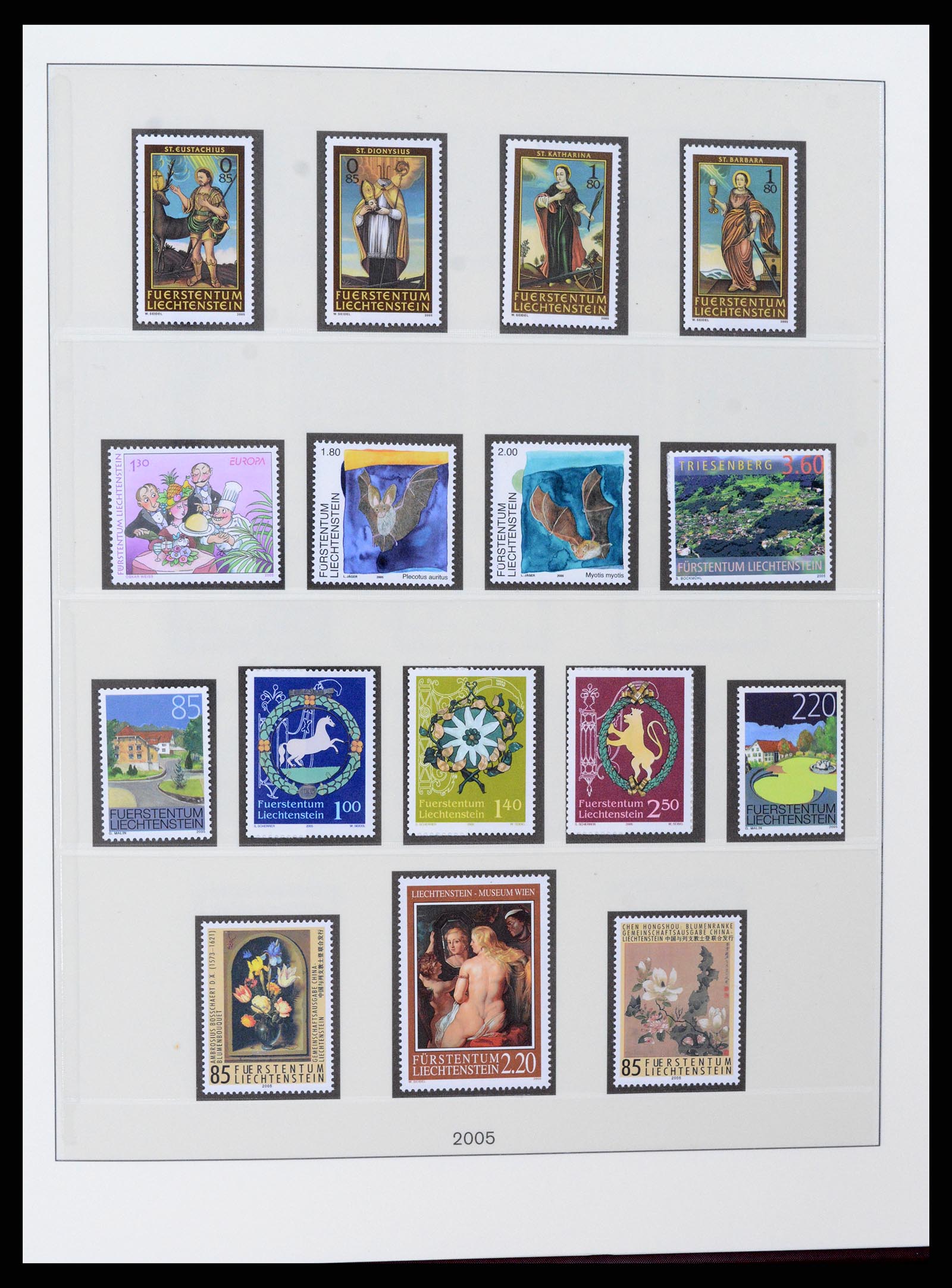 37295 138 - Stamp collection 37295 Liechtenstein 1912-2009.