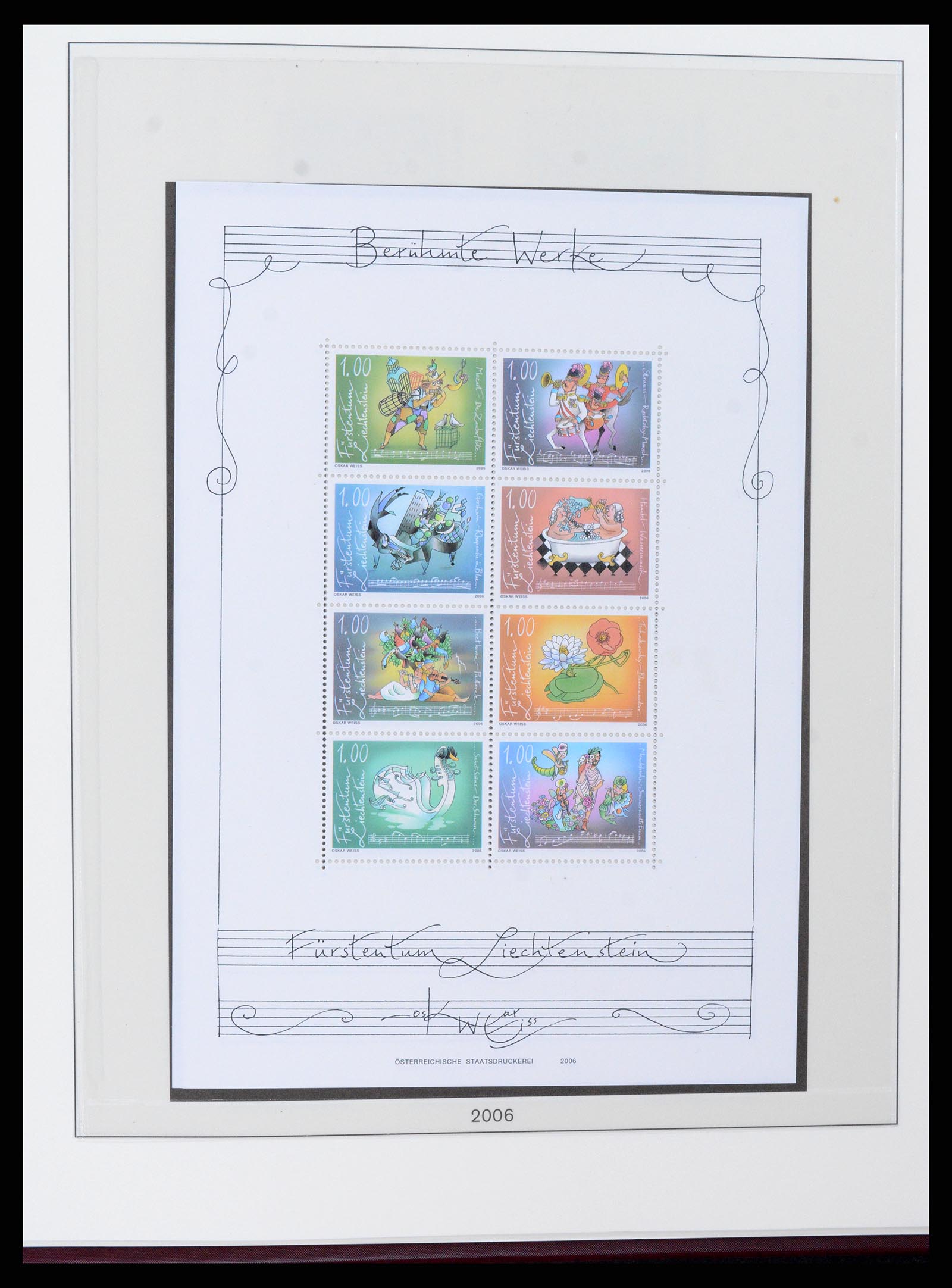 37295 141 - Postzegelverzameling 37295 Liechtenstein 1912-2009.