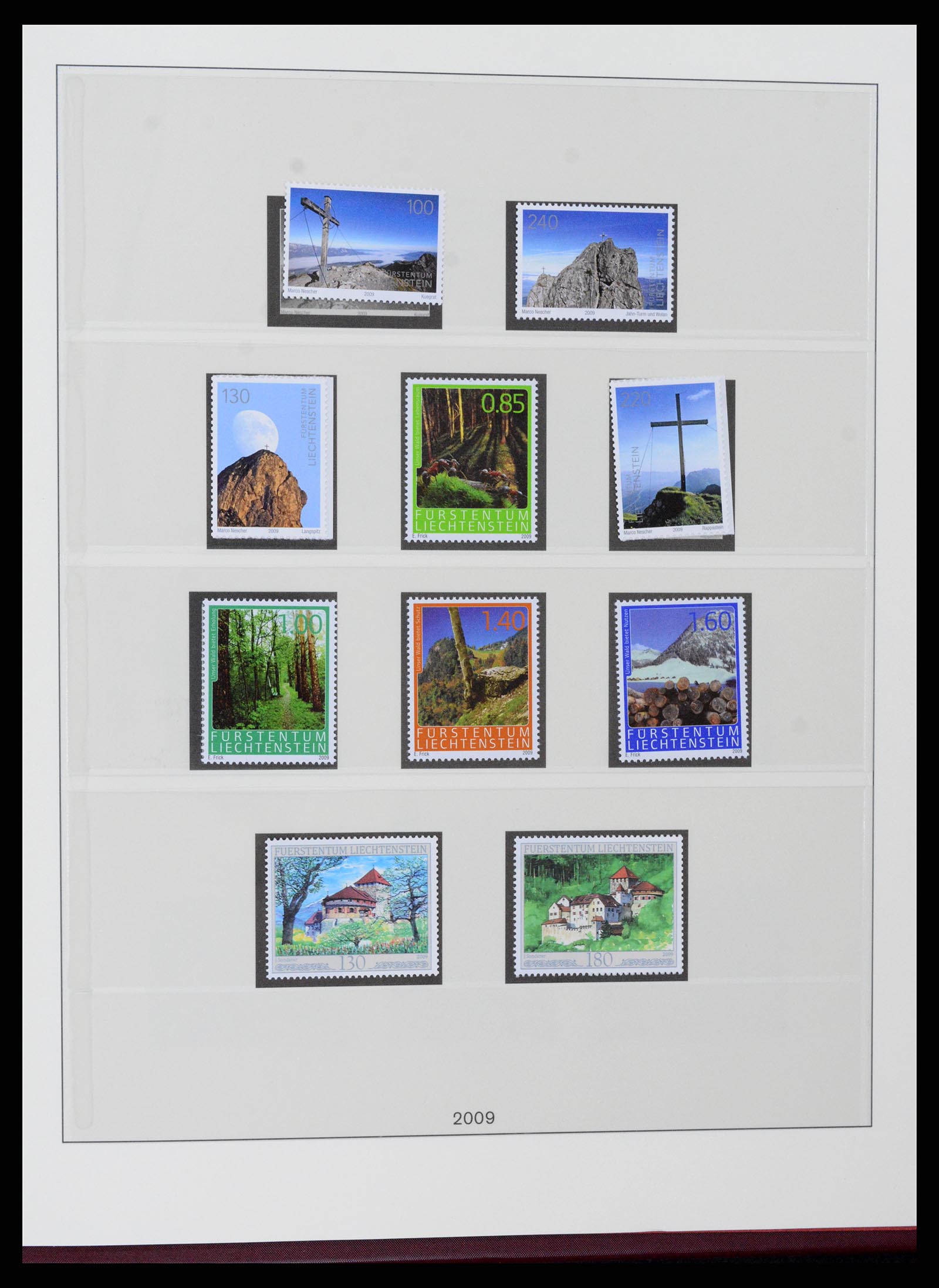 37295 151 - Stamp collection 37295 Liechtenstein 1912-2009.
