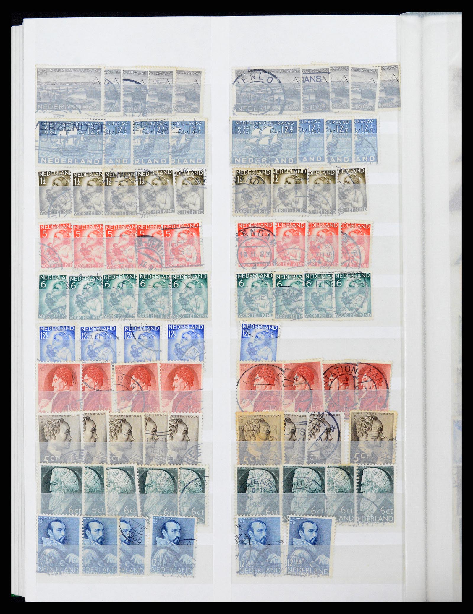 37296 026 - Postzegelverzameling 37296 Nederland 1852-1981.