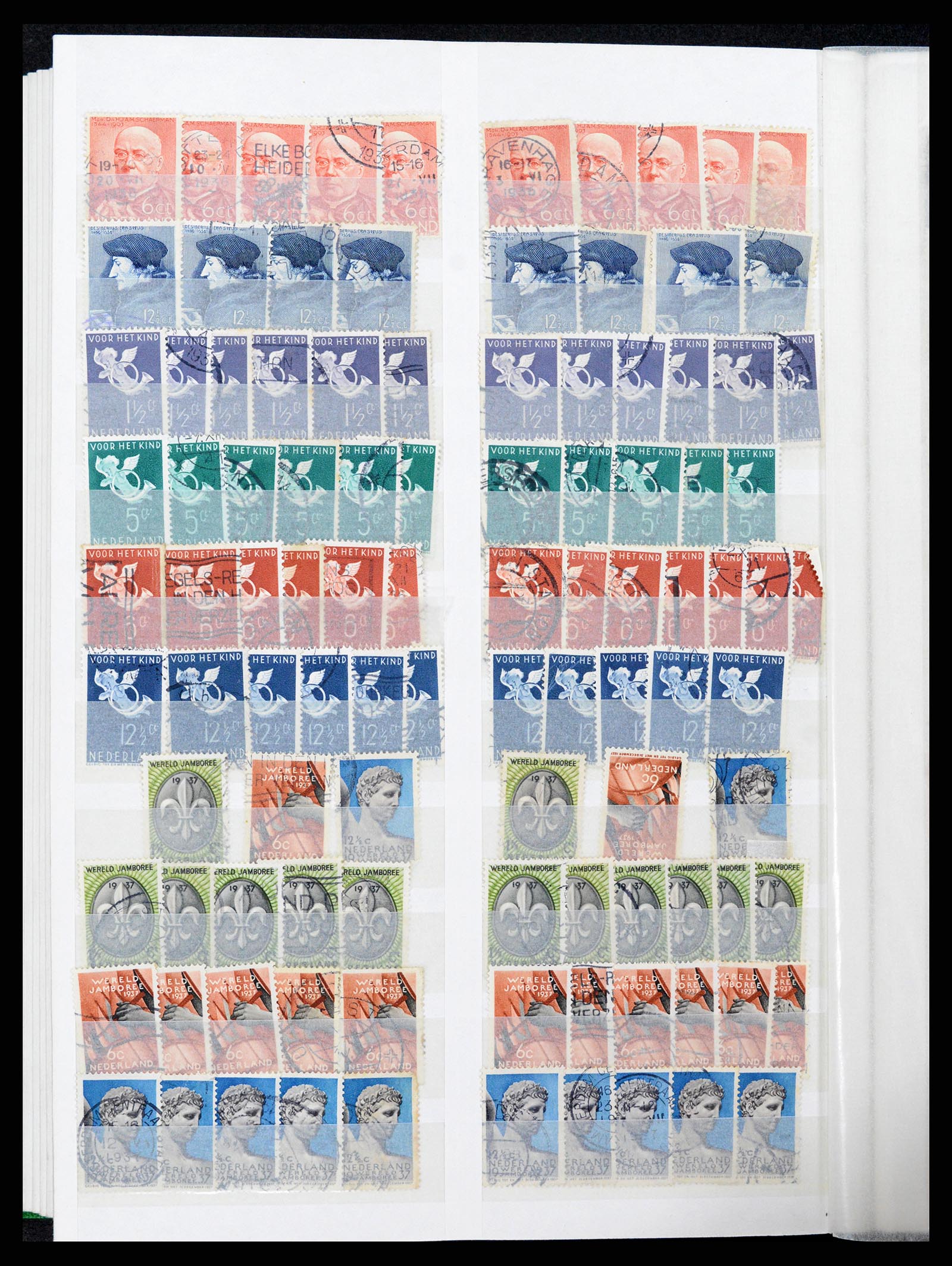 37296 028 - Postzegelverzameling 37296 Nederland 1852-1981.