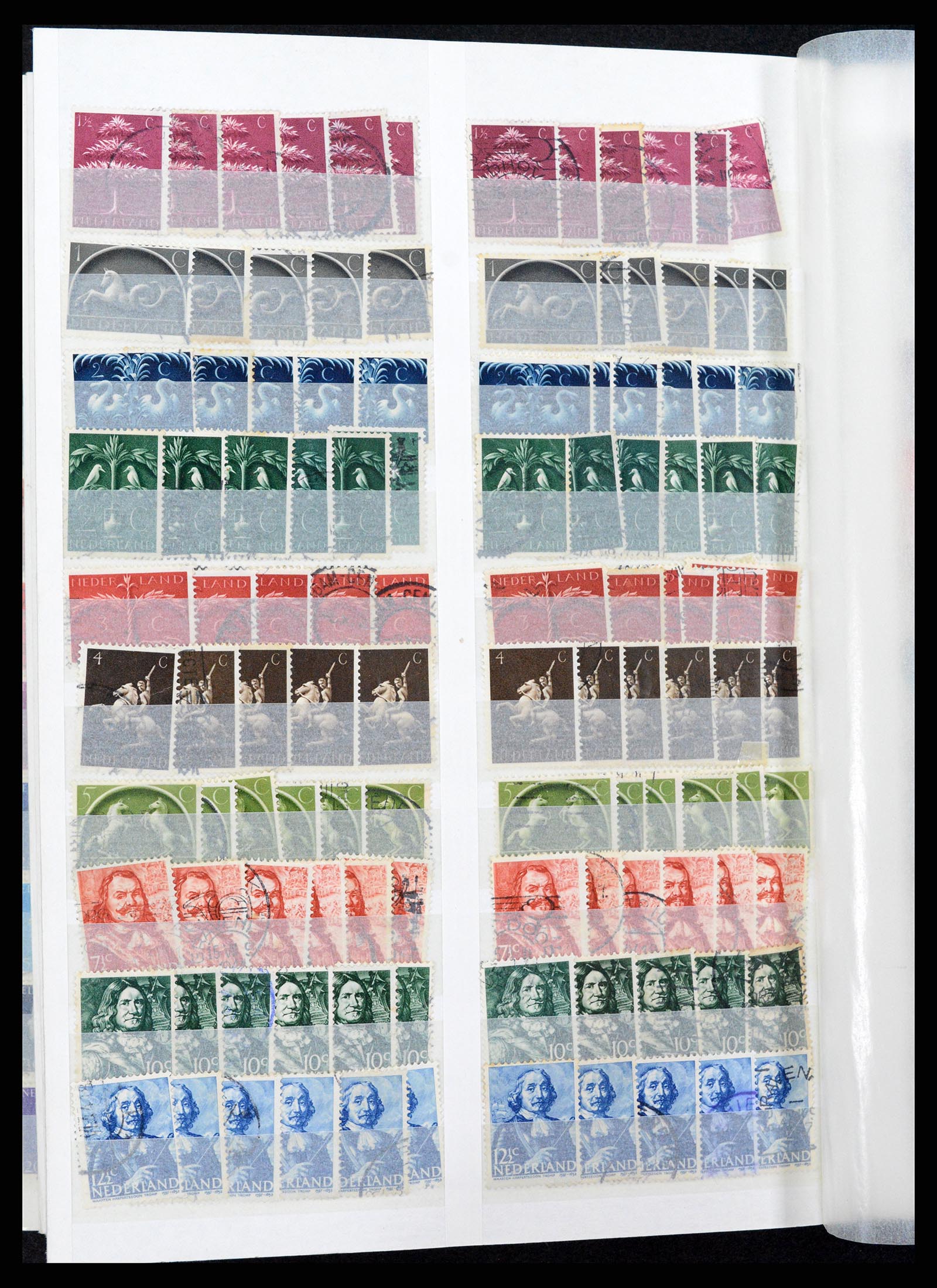 37296 040 - Postzegelverzameling 37296 Nederland 1852-1981.