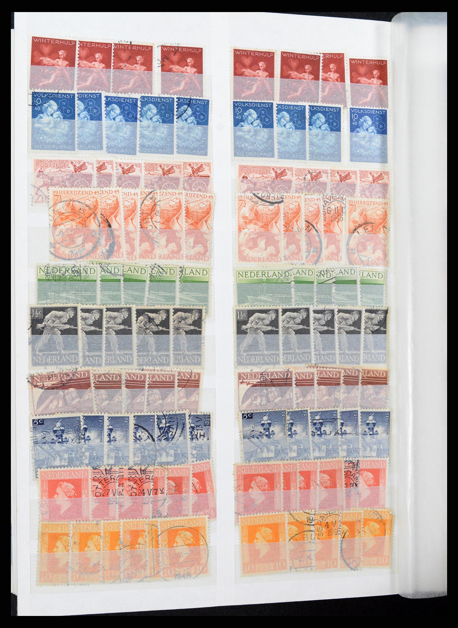37296 042 - Postzegelverzameling 37296 Nederland 1852-1981.