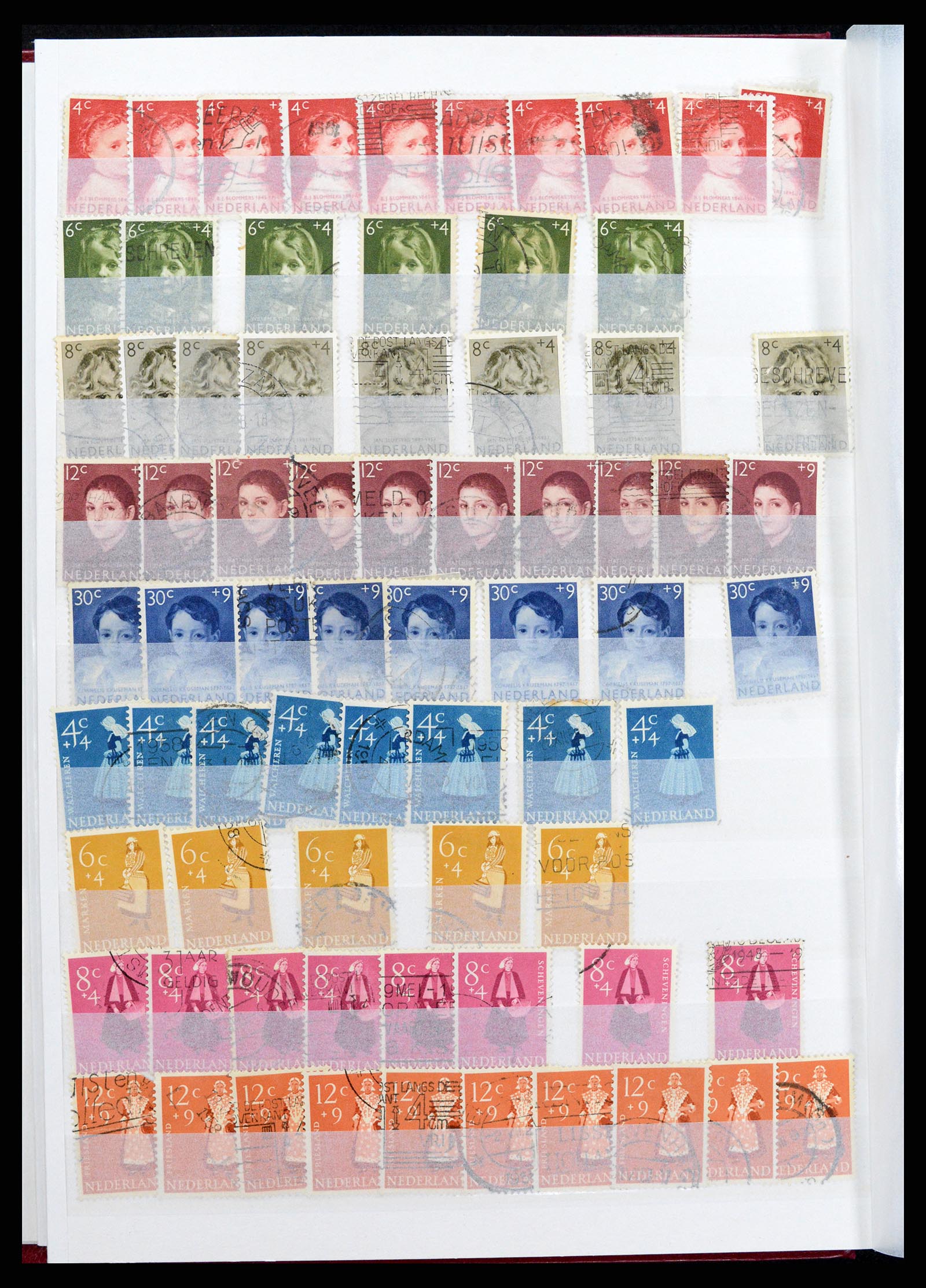 37296 072 - Postzegelverzameling 37296 Nederland 1852-1981.