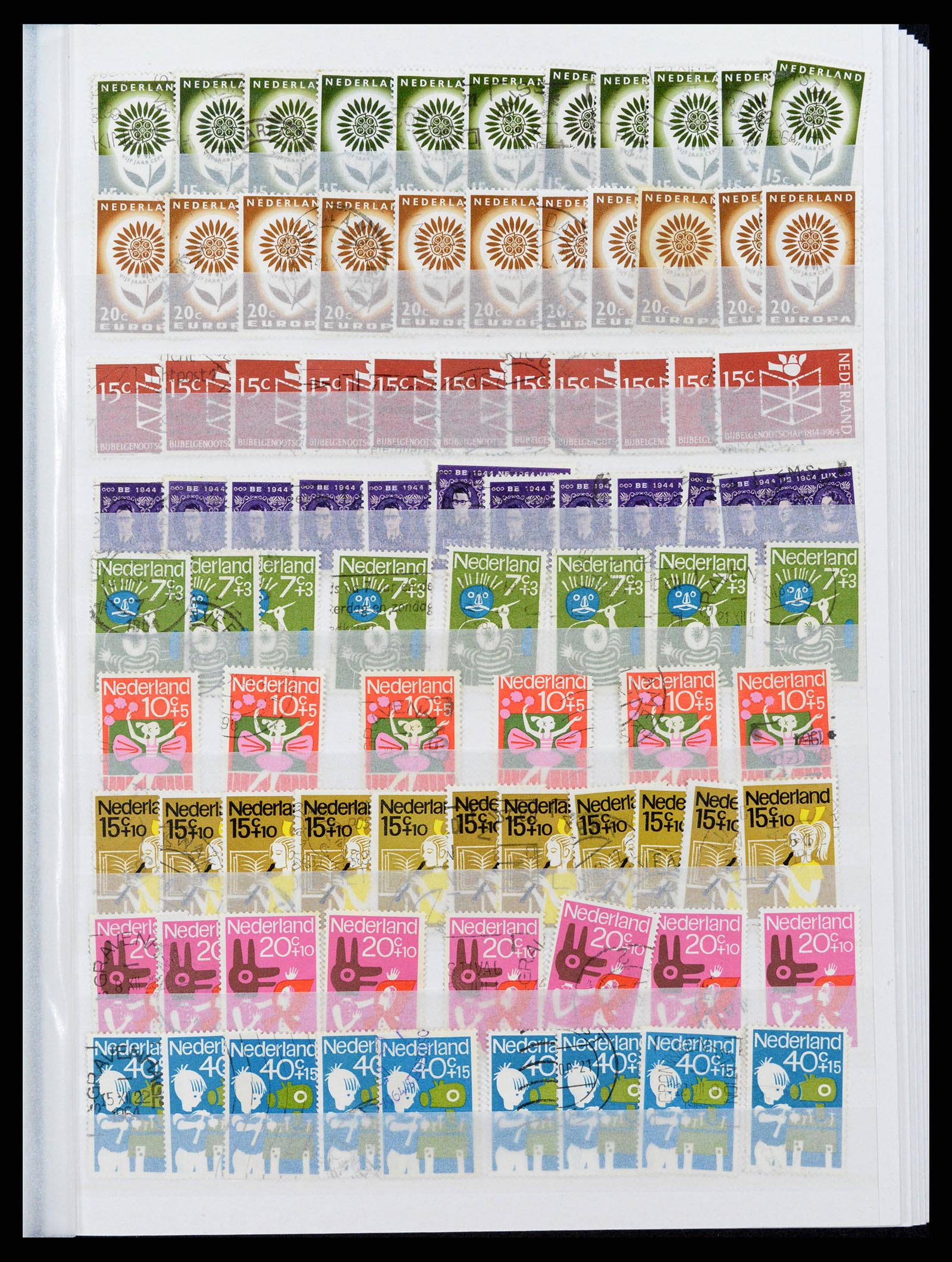 37296 084 - Postzegelverzameling 37296 Nederland 1852-1981.