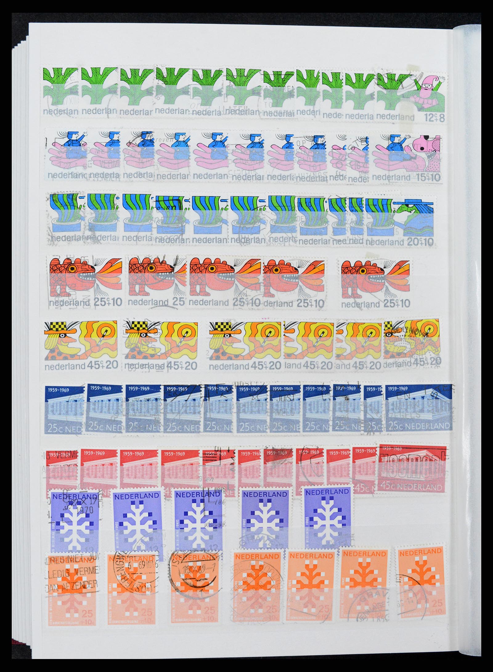37296 093 - Postzegelverzameling 37296 Nederland 1852-1981.