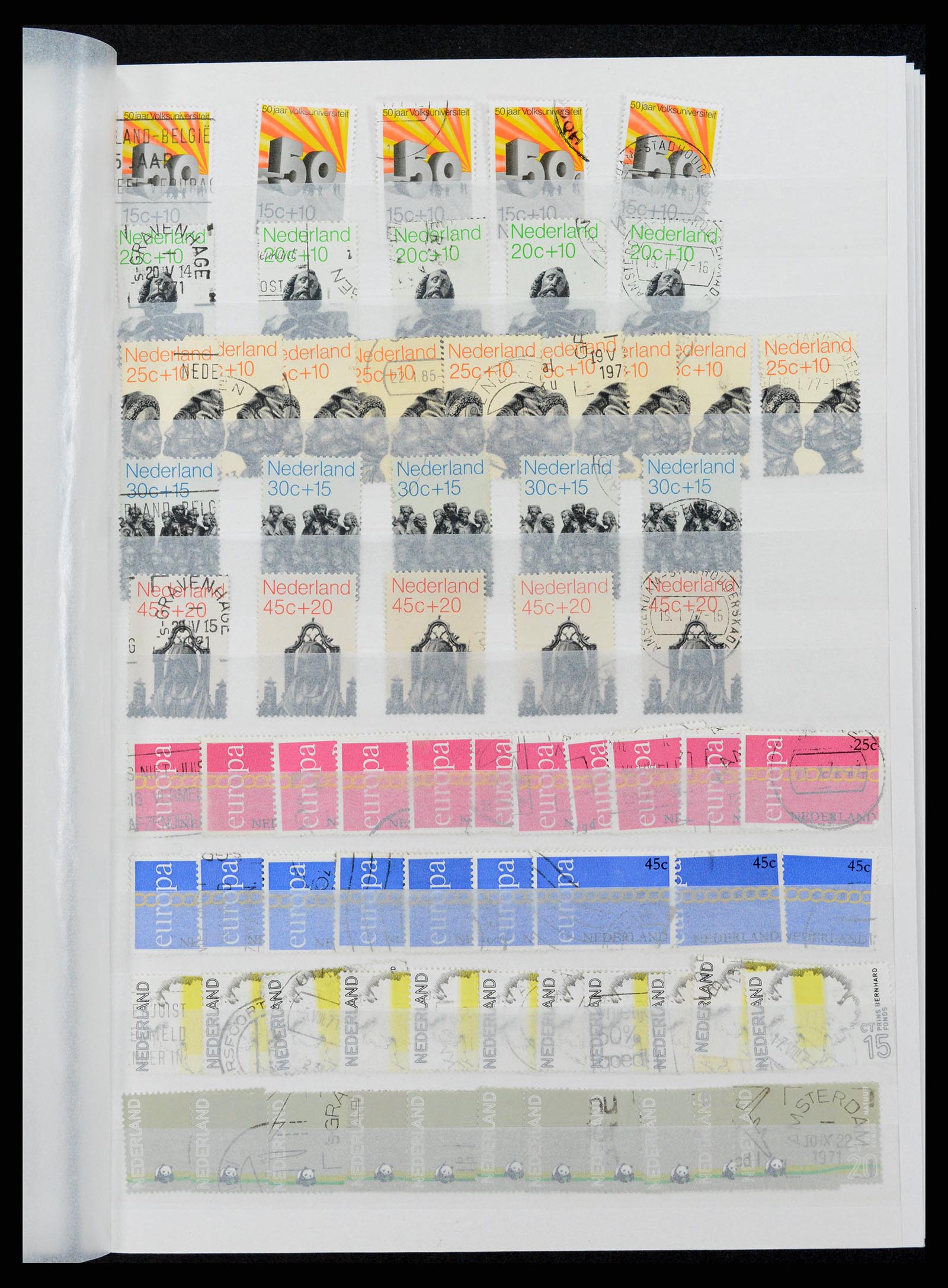 37296 100 - Postzegelverzameling 37296 Nederland 1852-1981.