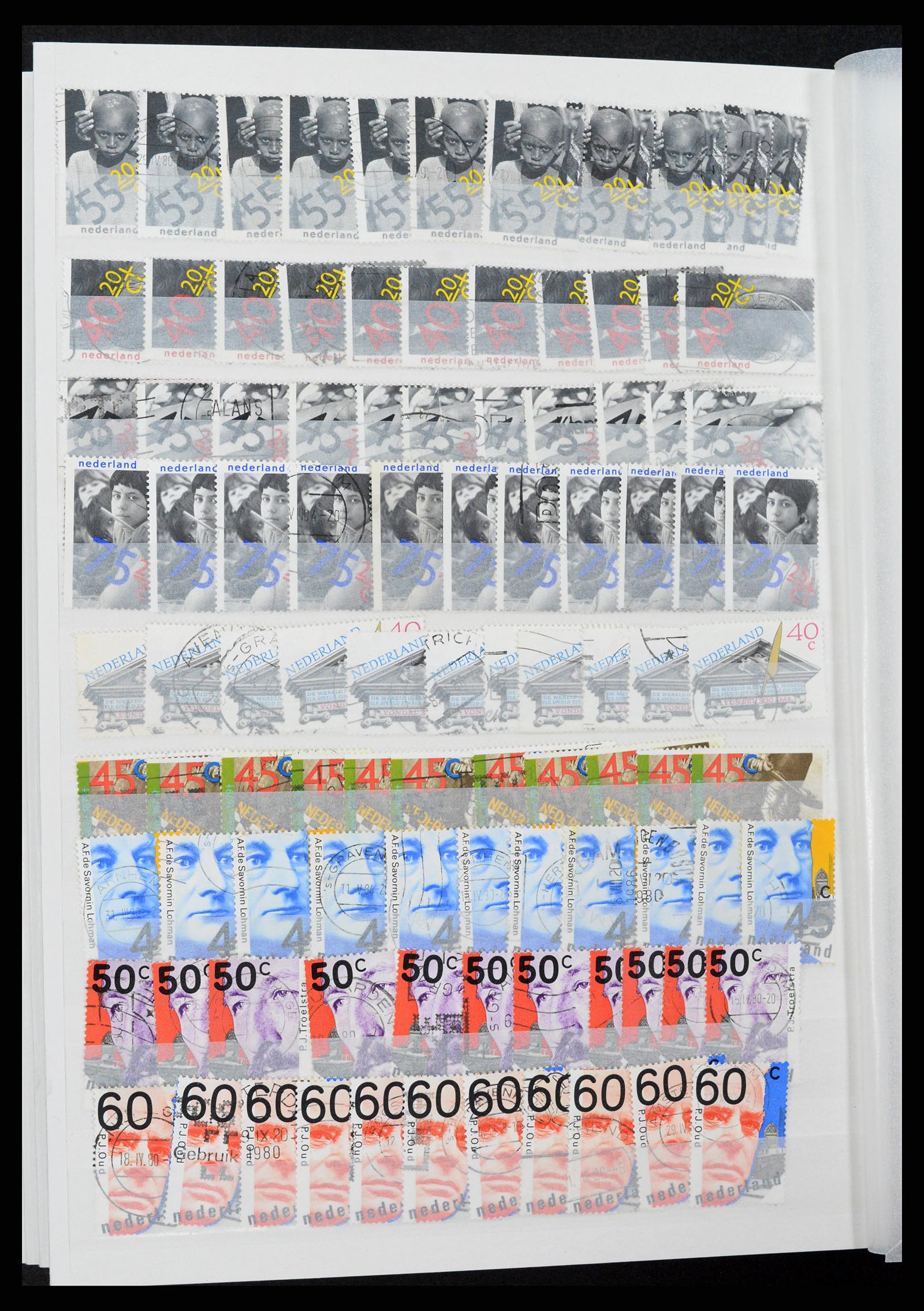 37296 123 - Postzegelverzameling 37296 Nederland 1852-1981.
