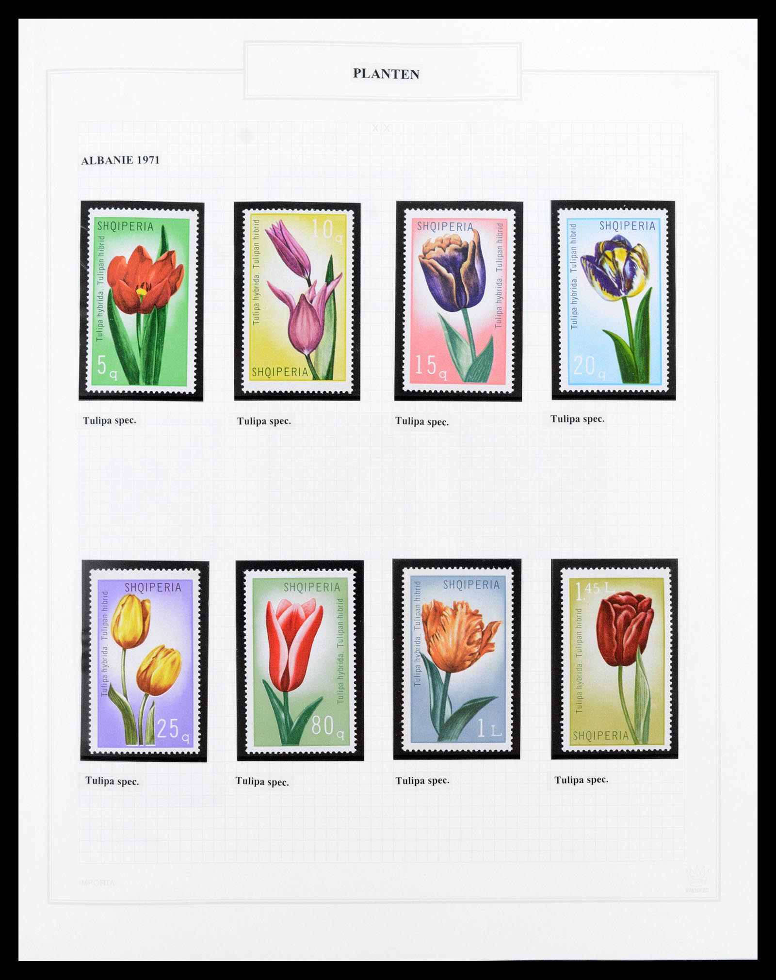 37298 009 - Postzegelverzameling 37298 Motief flora 1953-2000.