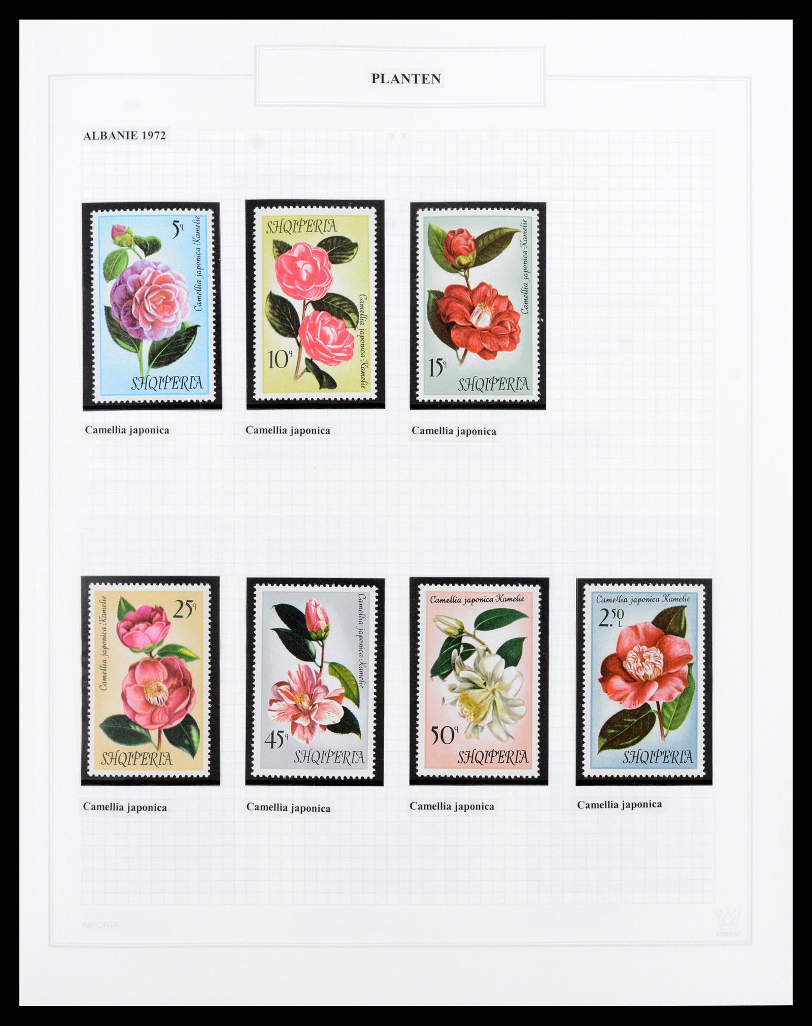 37298 011 - Stamp collection 37298 Theme Flora 1953-2000.