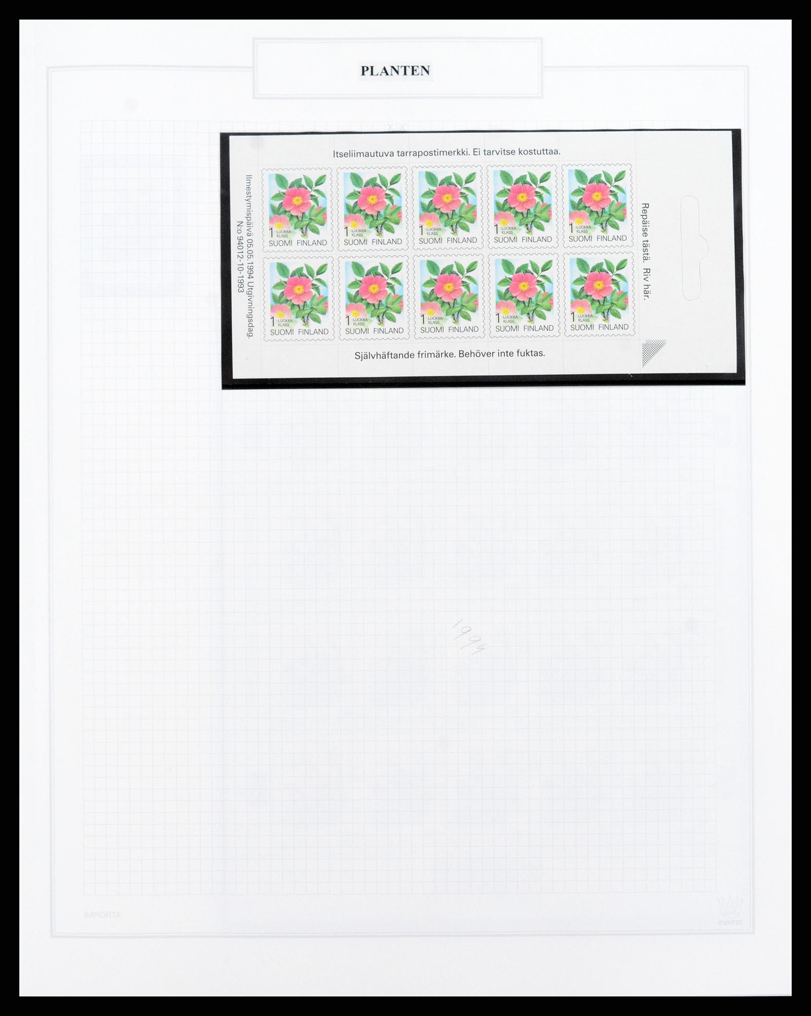37298 052 - Postzegelverzameling 37298 Motief flora 1953-2000.