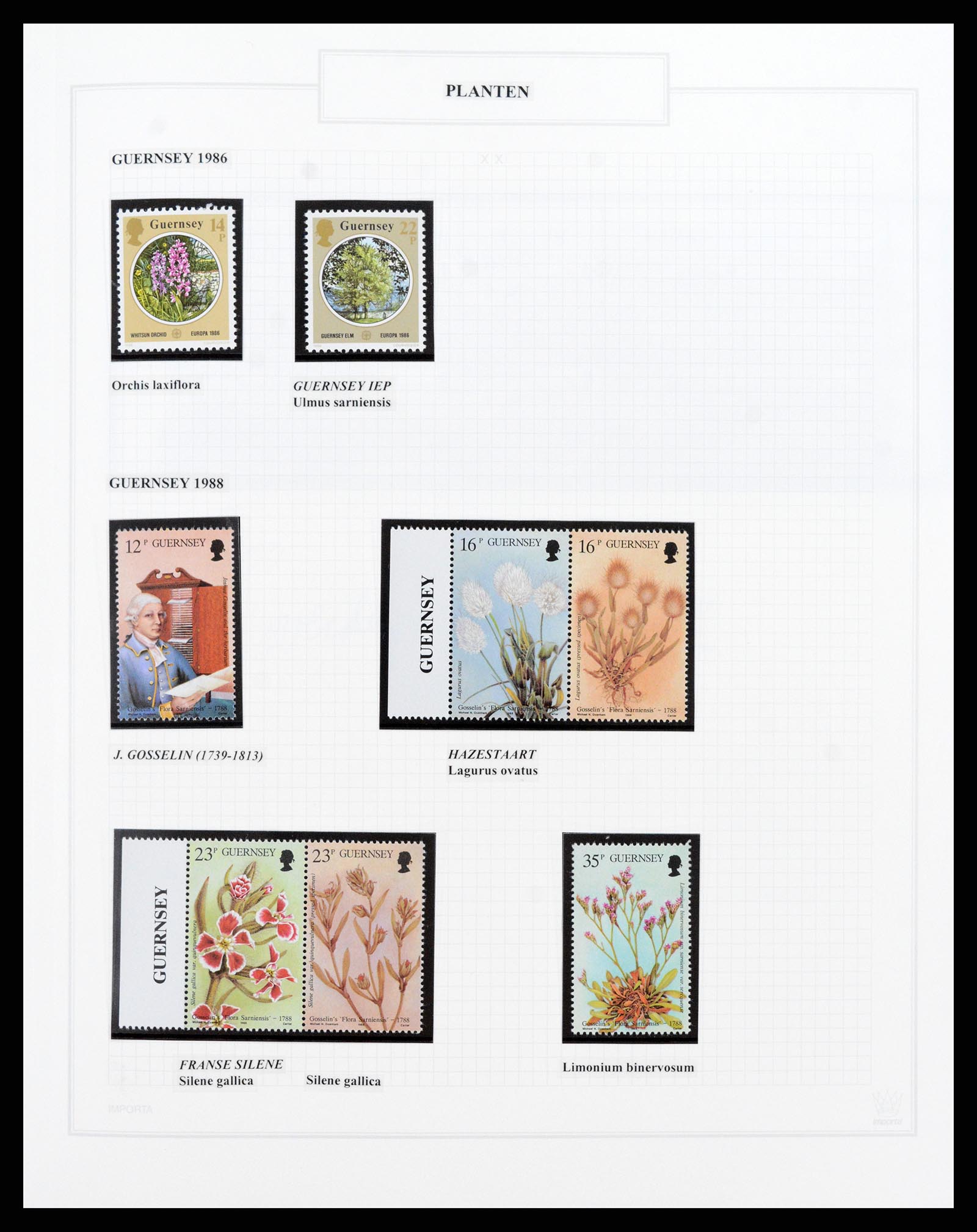 37298 066 - Stamp collection 37298 Theme Flora 1953-2000.