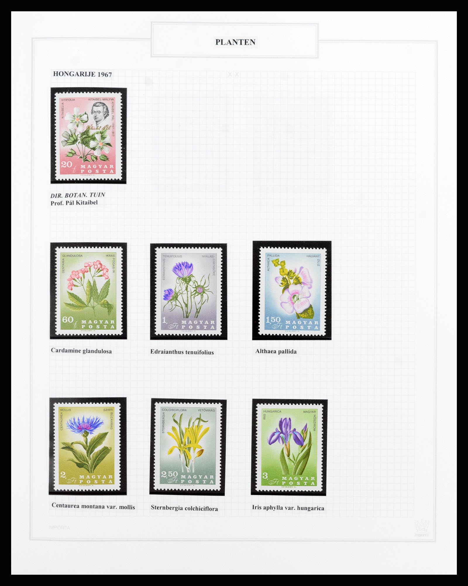 37298 082 - Stamp collection 37298 Theme Flora 1953-2000.
