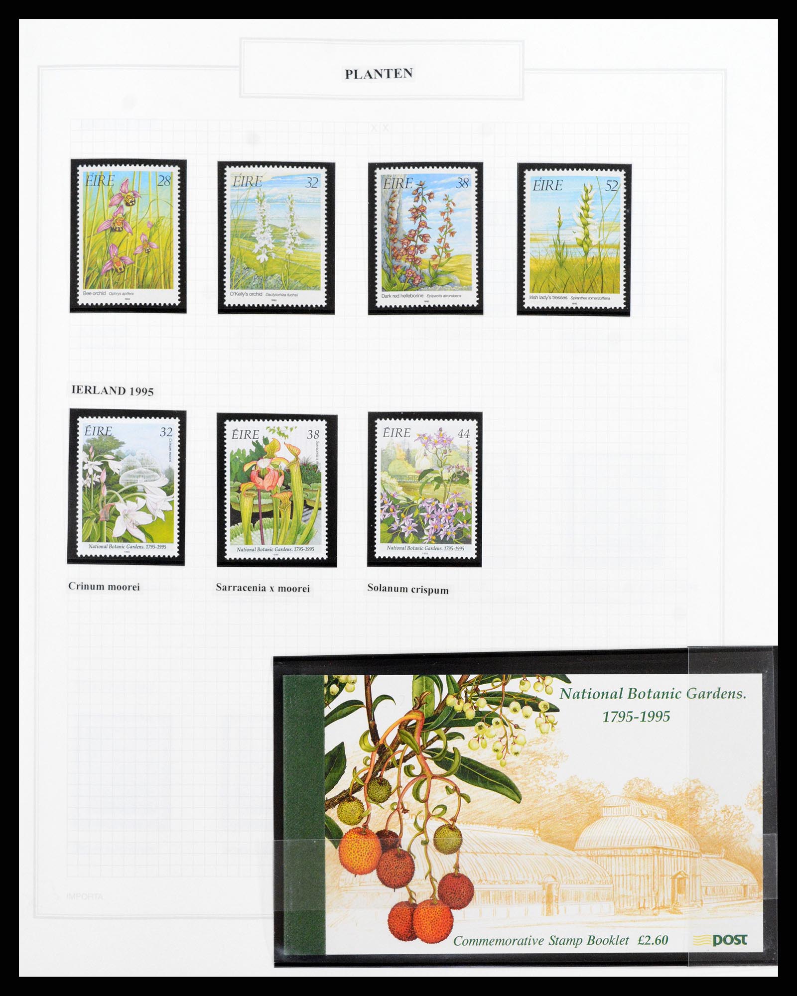 37298 098 - Postzegelverzameling 37298 Motief flora 1953-2000.