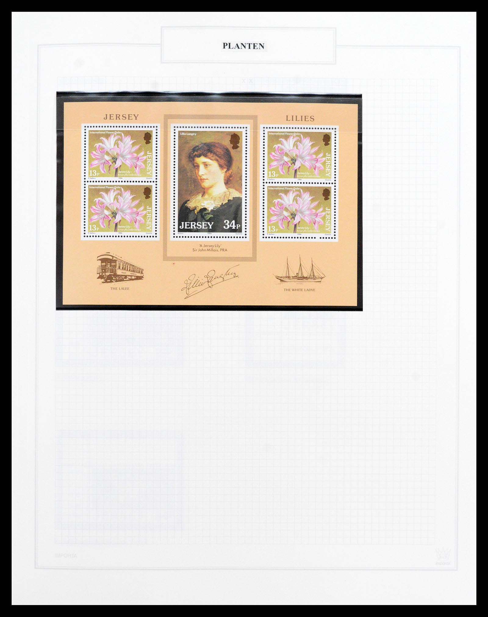 37298 103 - Stamp collection 37298 Theme Flora 1953-2000.