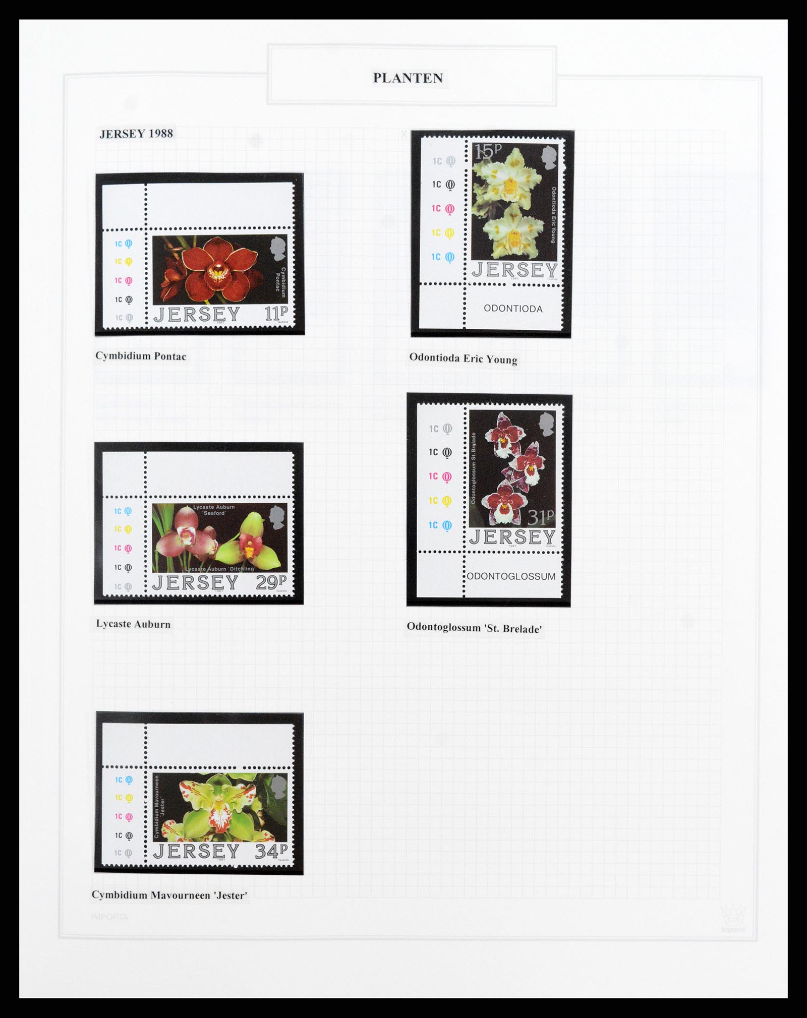 37298 104 - Stamp collection 37298 Theme Flora 1953-2000.