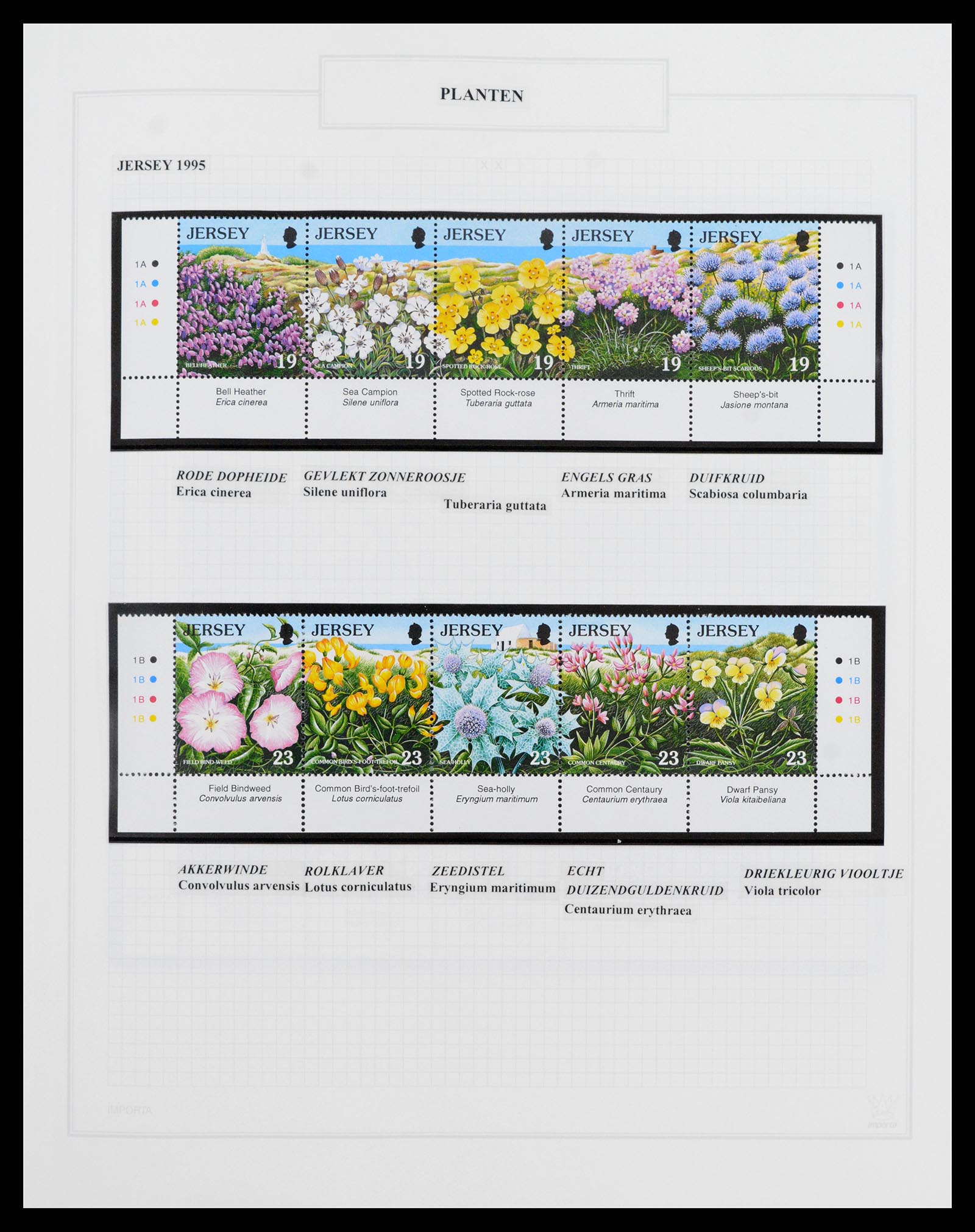37298 106 - Stamp collection 37298 Theme Flora 1953-2000.