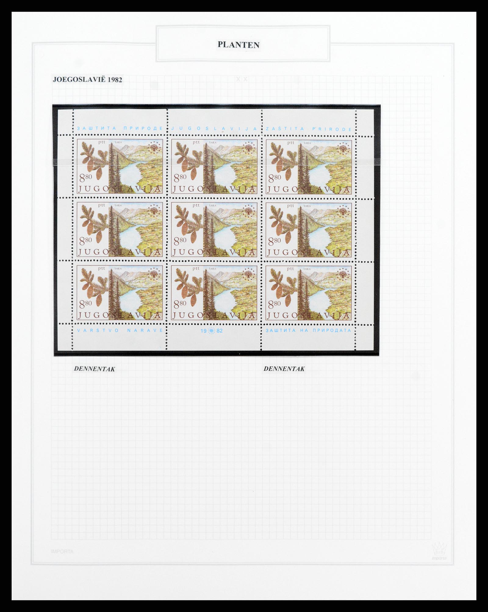 37298 123 - Postzegelverzameling 37298 Motief flora 1953-2000.