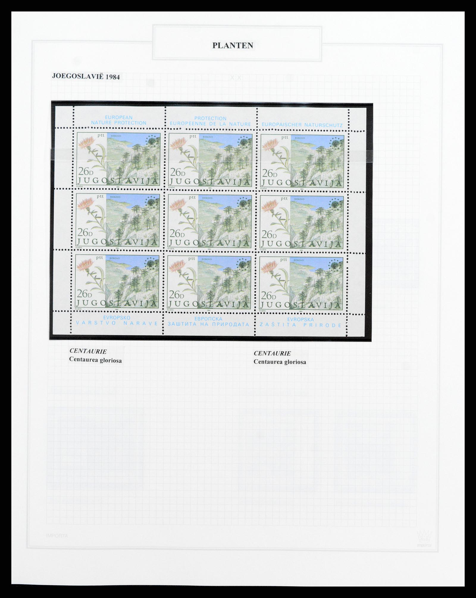 37298 125 - Postzegelverzameling 37298 Motief flora 1953-2000.