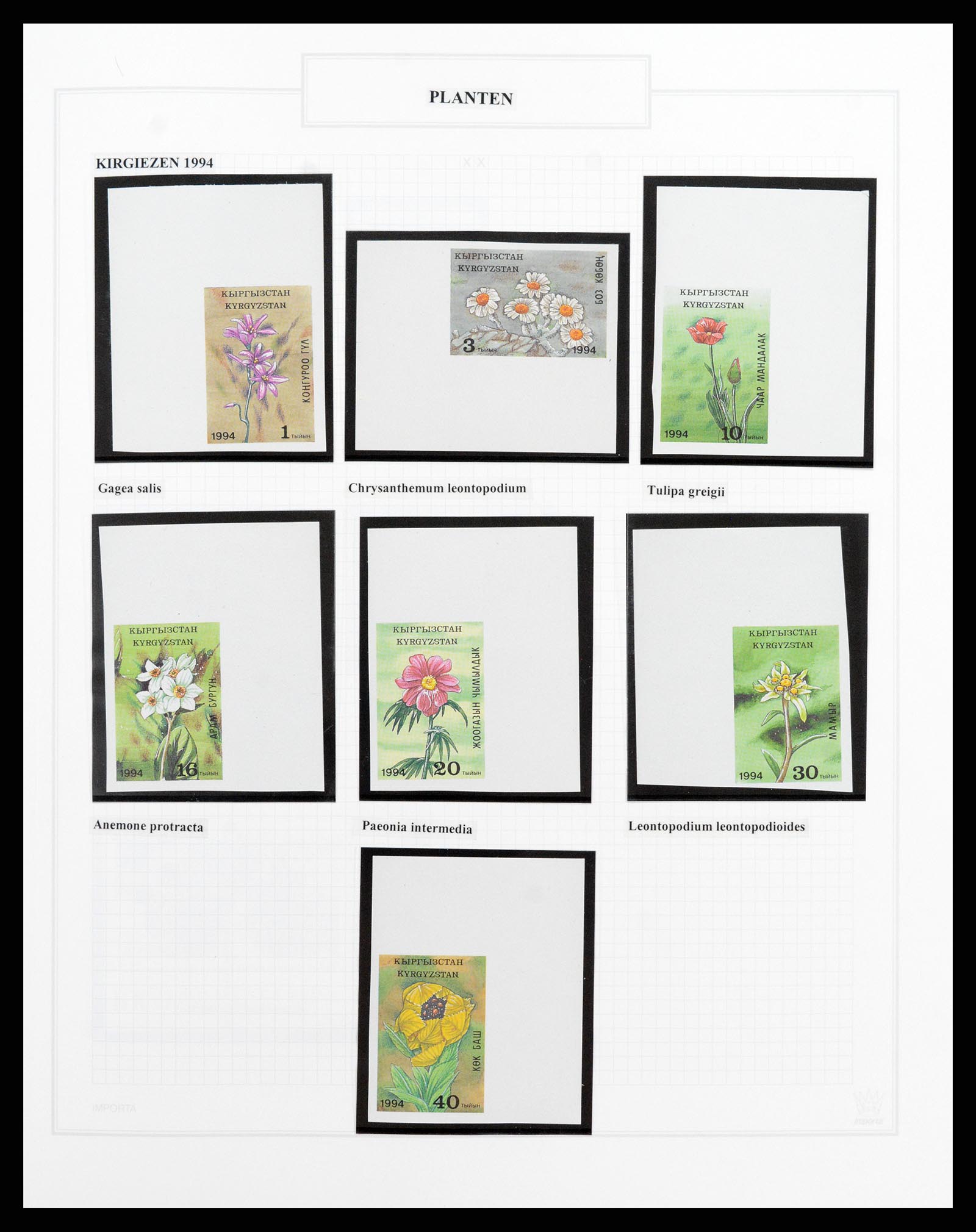 37298 131 - Postzegelverzameling 37298 Motief flora 1953-2000.