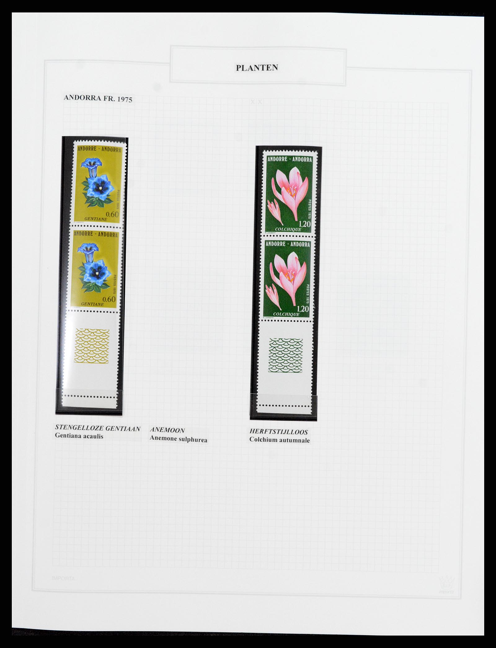 37298 321 - Postzegelverzameling 37298 Motief flora 1953-2000.