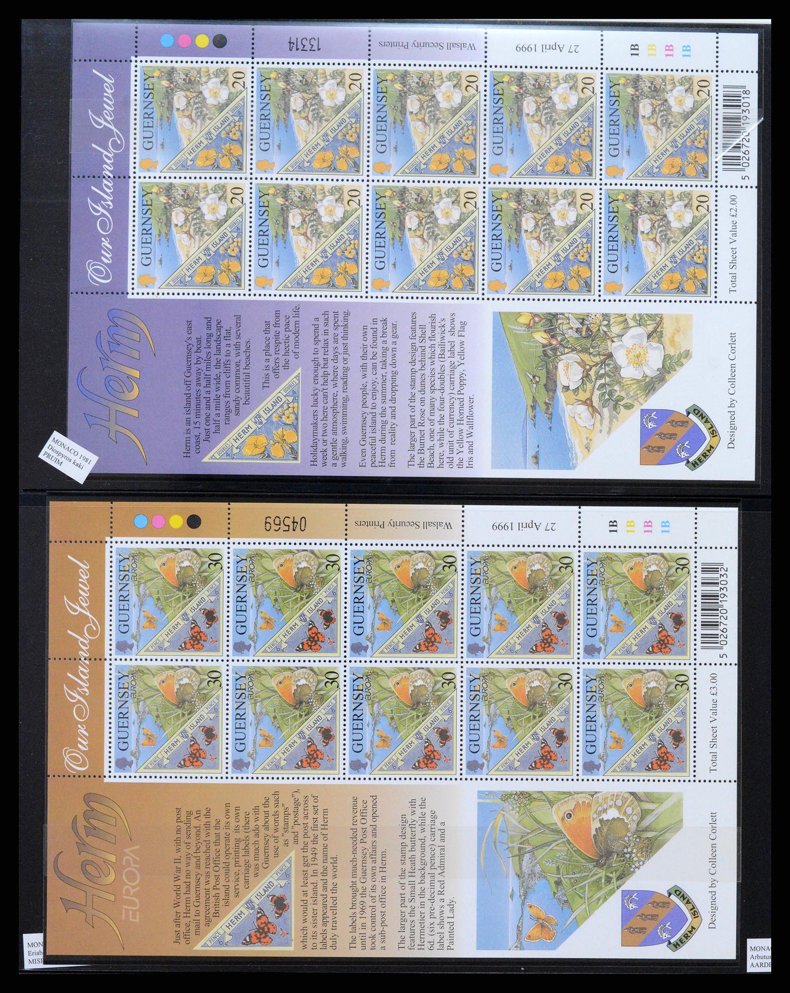 37298 342 - Postzegelverzameling 37298 Motief flora 1953-2000.