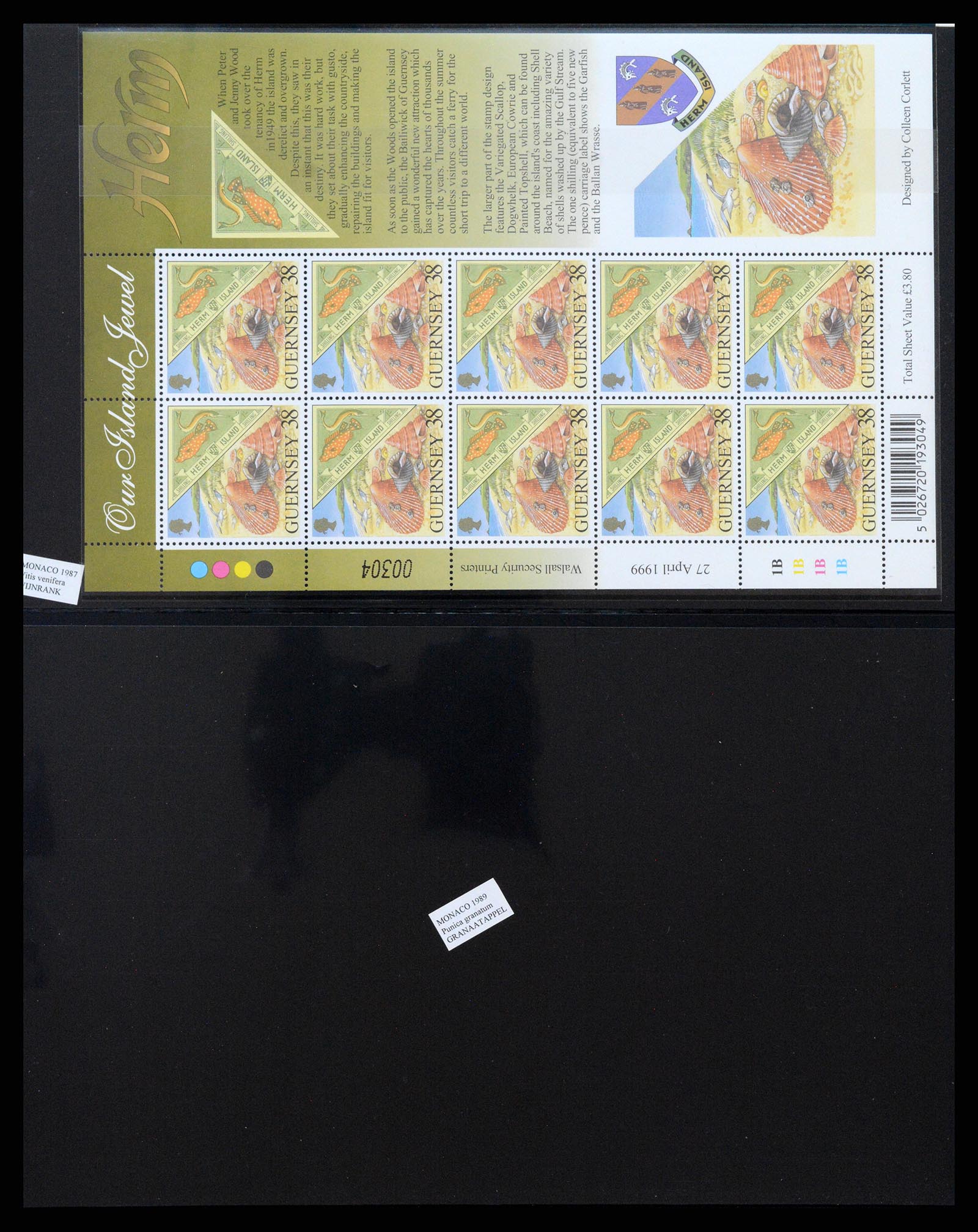 37298 343 - Postzegelverzameling 37298 Motief flora 1953-2000.