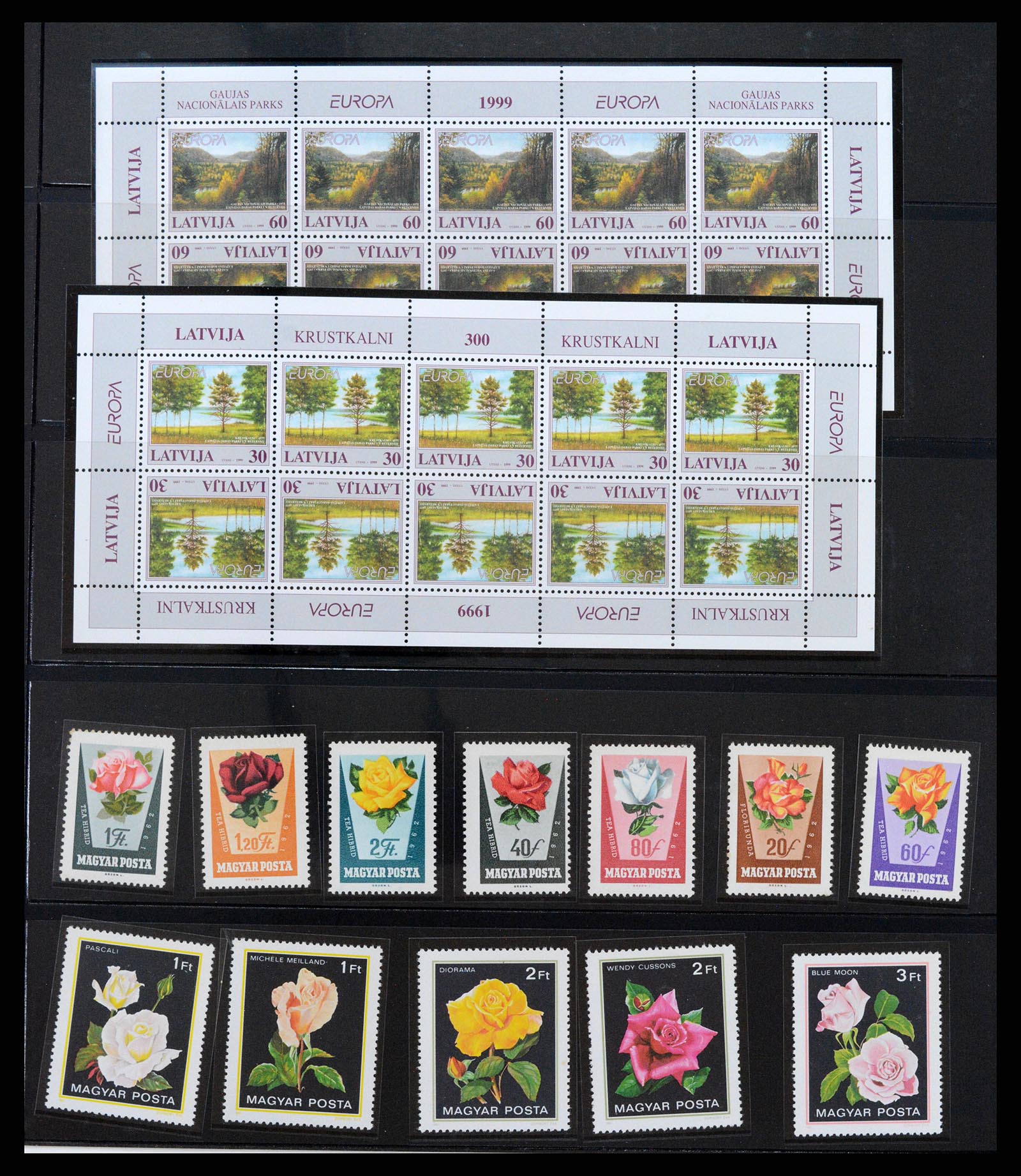 37298 344 - Postzegelverzameling 37298 Motief flora 1953-2000.