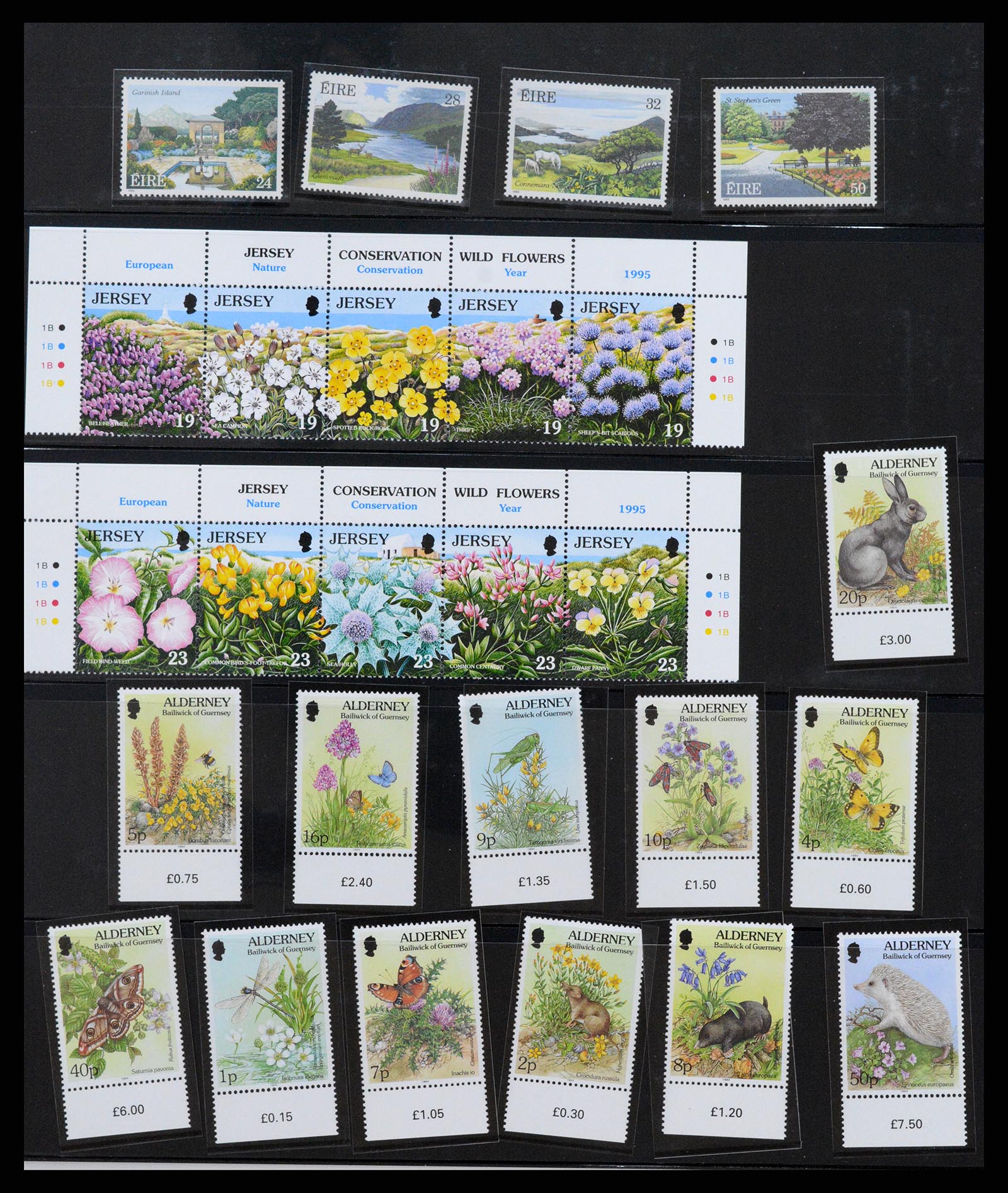 37298 345 - Postzegelverzameling 37298 Motief flora 1953-2000.