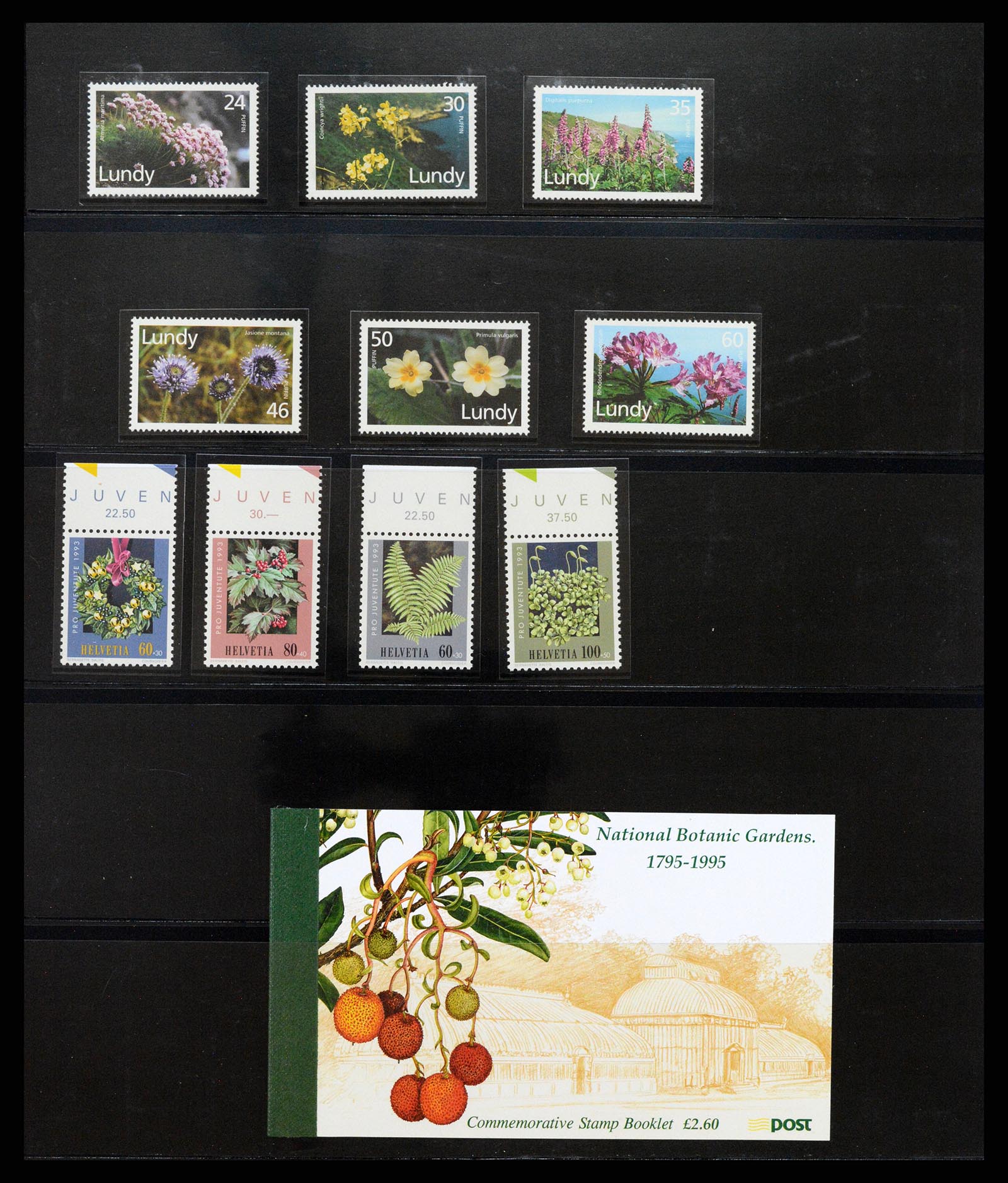37298 346 - Postzegelverzameling 37298 Motief flora 1953-2000.