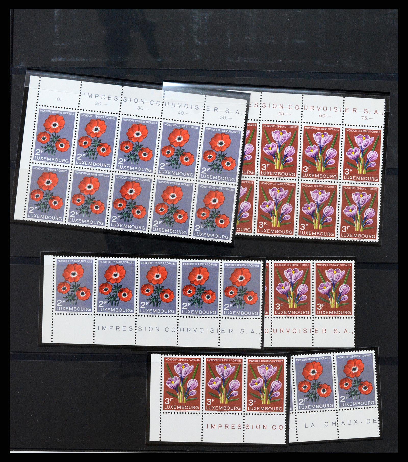 37298 348 - Postzegelverzameling 37298 Motief flora 1953-2000.