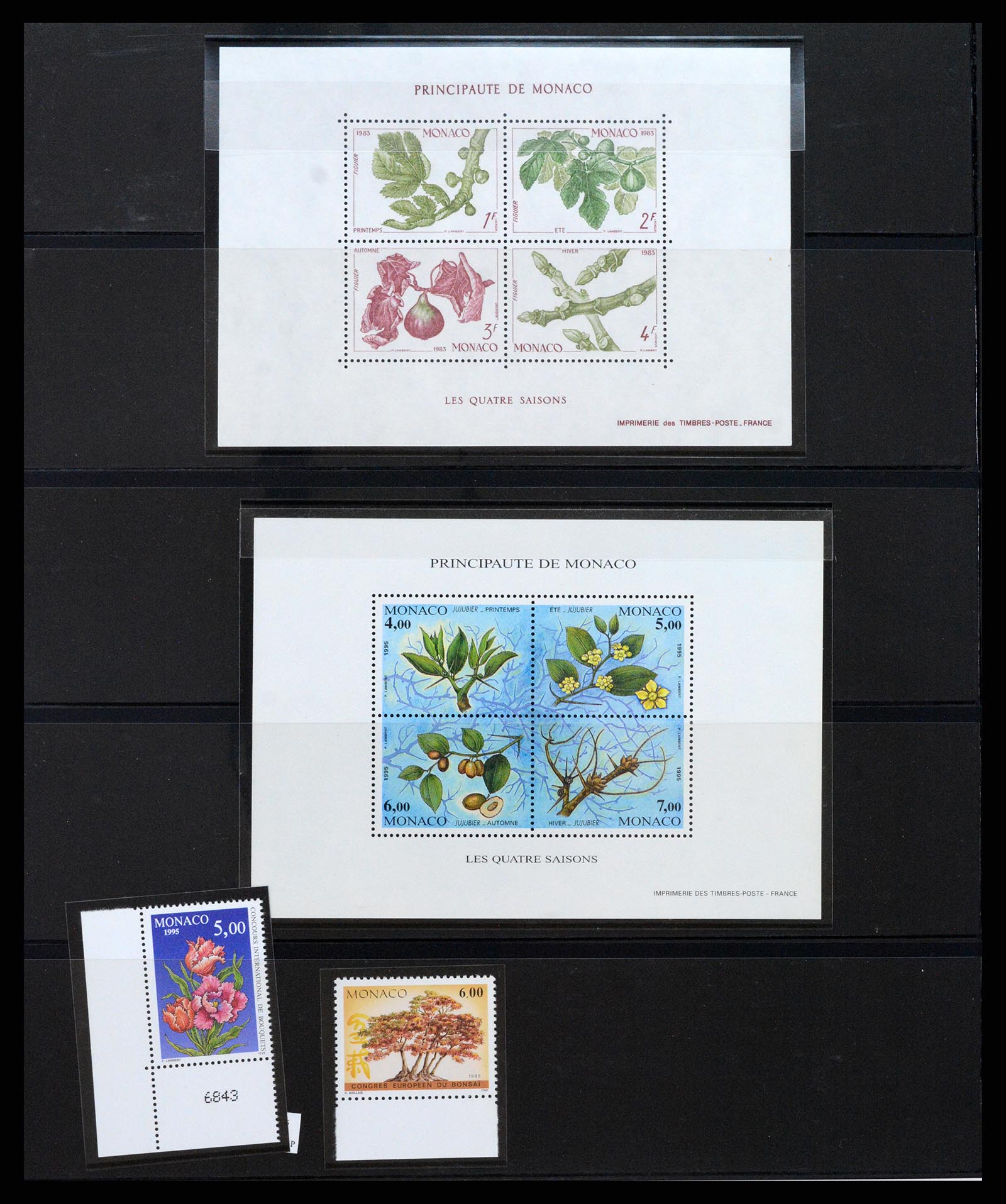 37298 351 - Postzegelverzameling 37298 Motief flora 1953-2000.