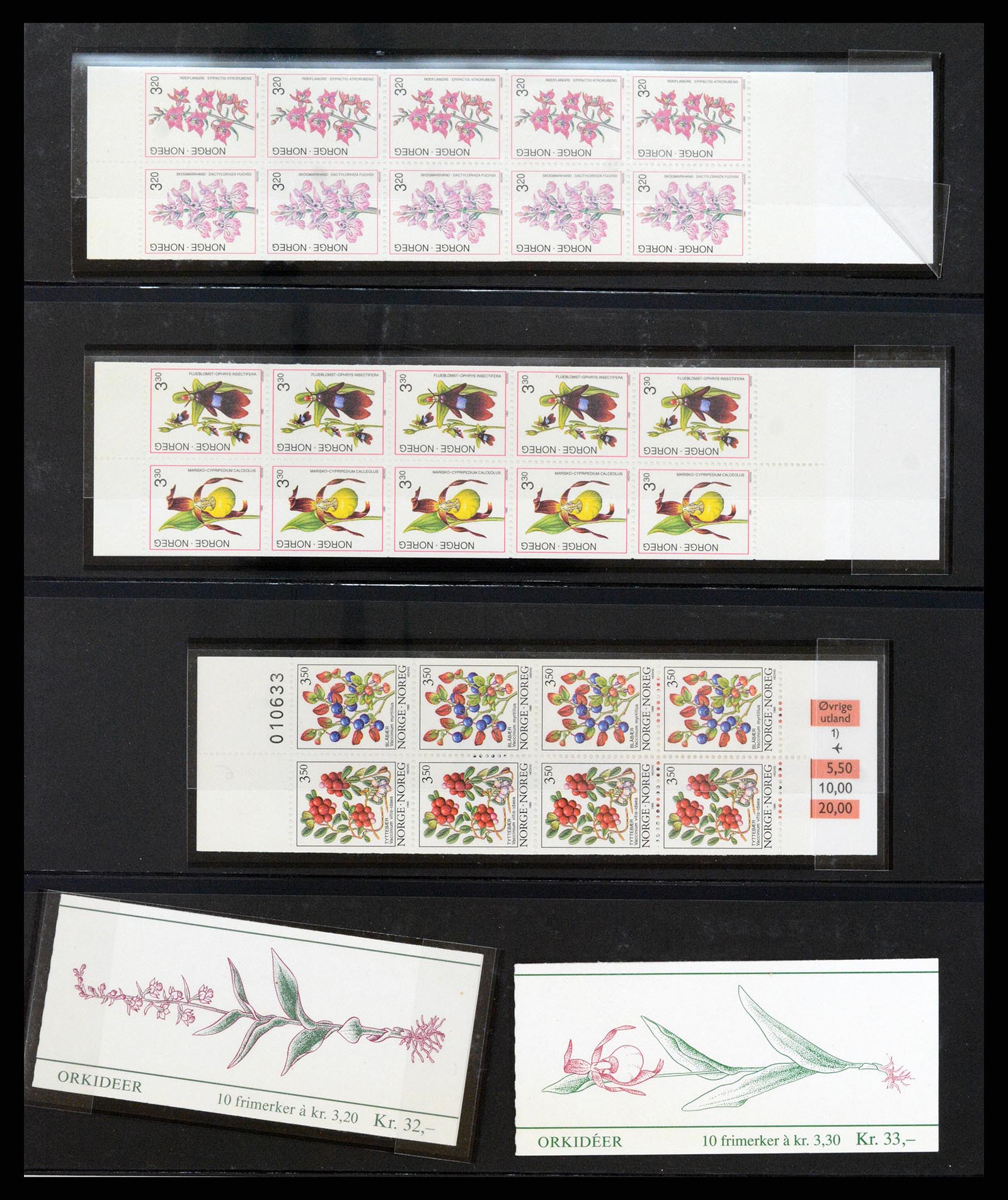 37298 355 - Postzegelverzameling 37298 Motief flora 1953-2000.