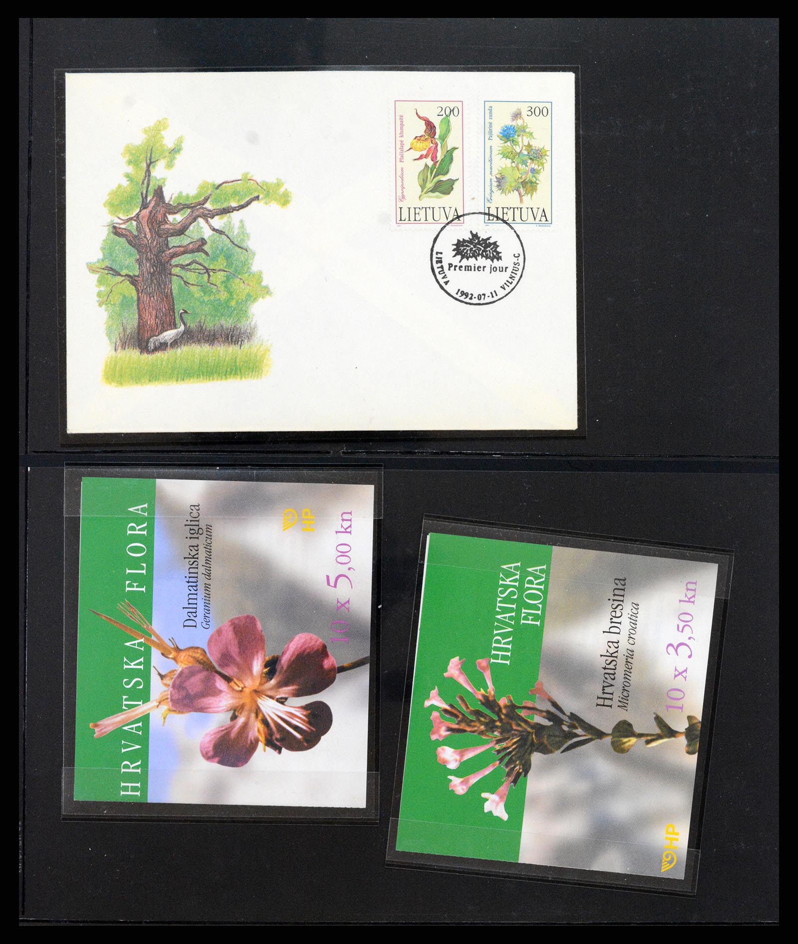 37298 358 - Postzegelverzameling 37298 Motief flora 1953-2000.