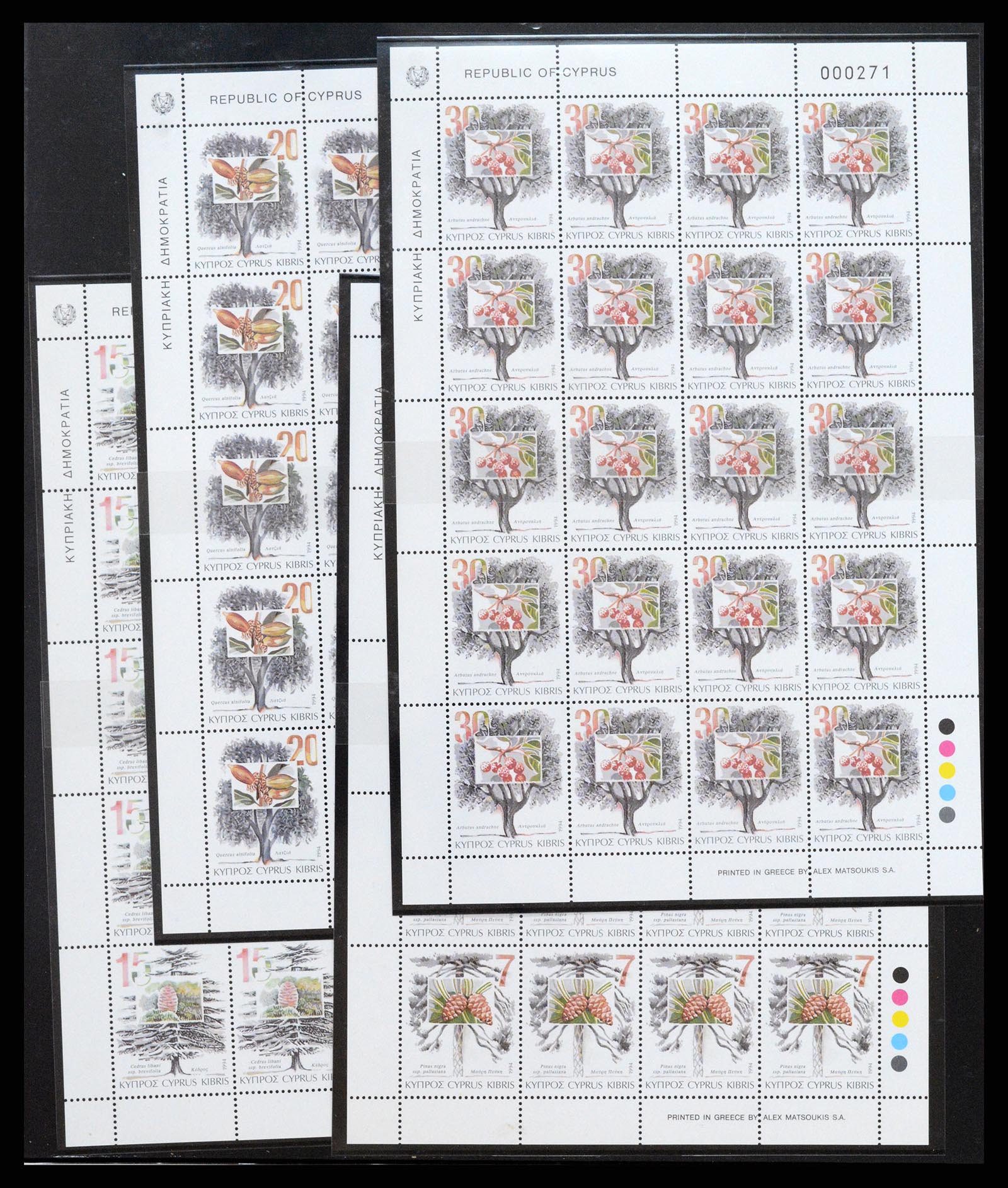 37298 361 - Postzegelverzameling 37298 Motief flora 1953-2000.