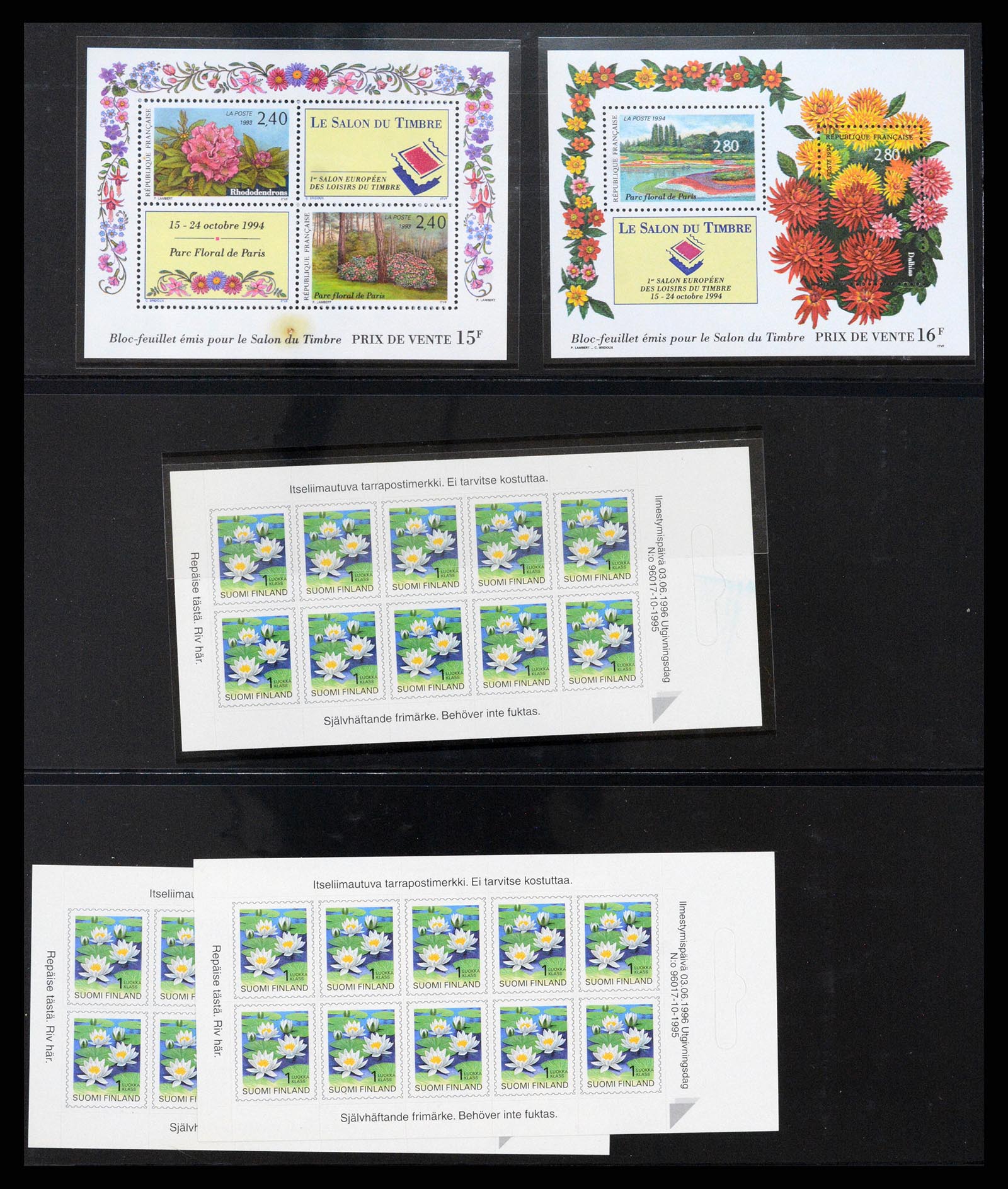 37298 365 - Postzegelverzameling 37298 Motief flora 1953-2000.