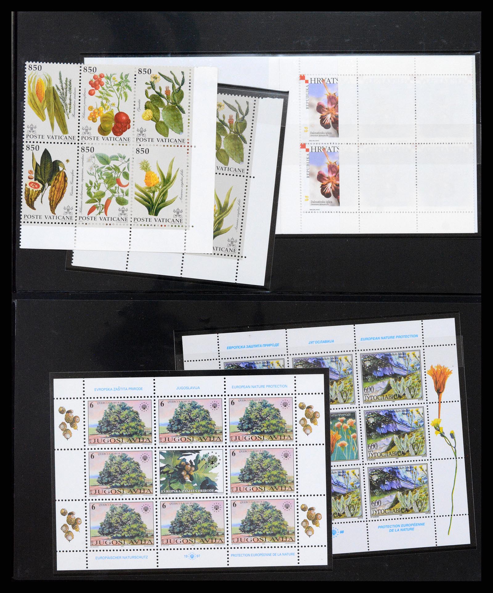 37298 367 - Postzegelverzameling 37298 Motief flora 1953-2000.