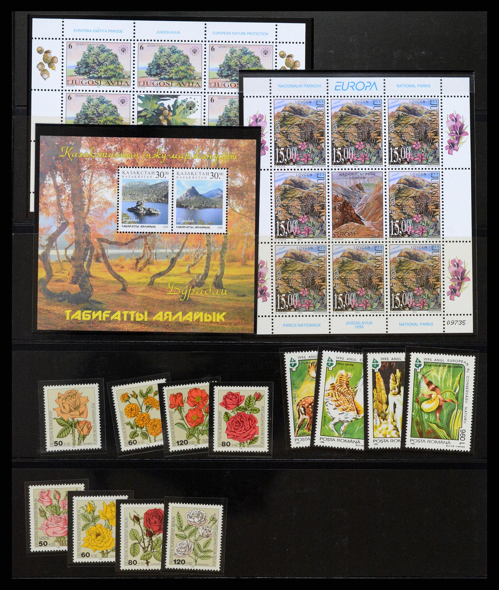 37298 370 - Postzegelverzameling 37298 Motief flora 1953-2000.