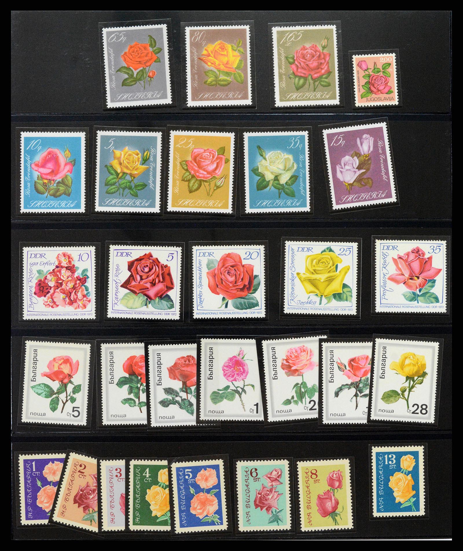37298 371 - Postzegelverzameling 37298 Motief flora 1953-2000.