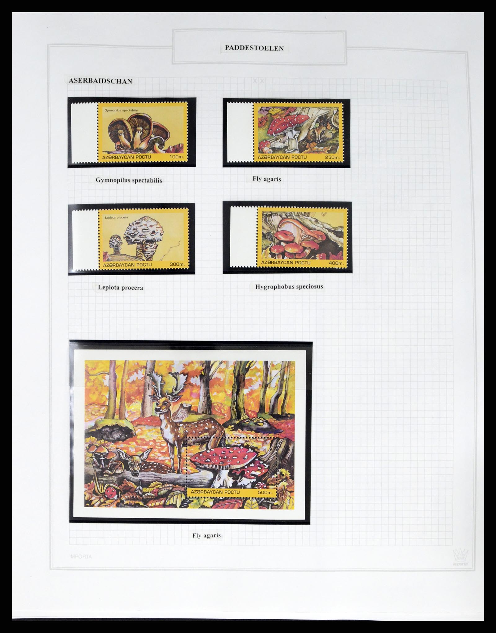 37299 0004 - Postzegelverzameling 37299 Motief dieren 1950-2000.