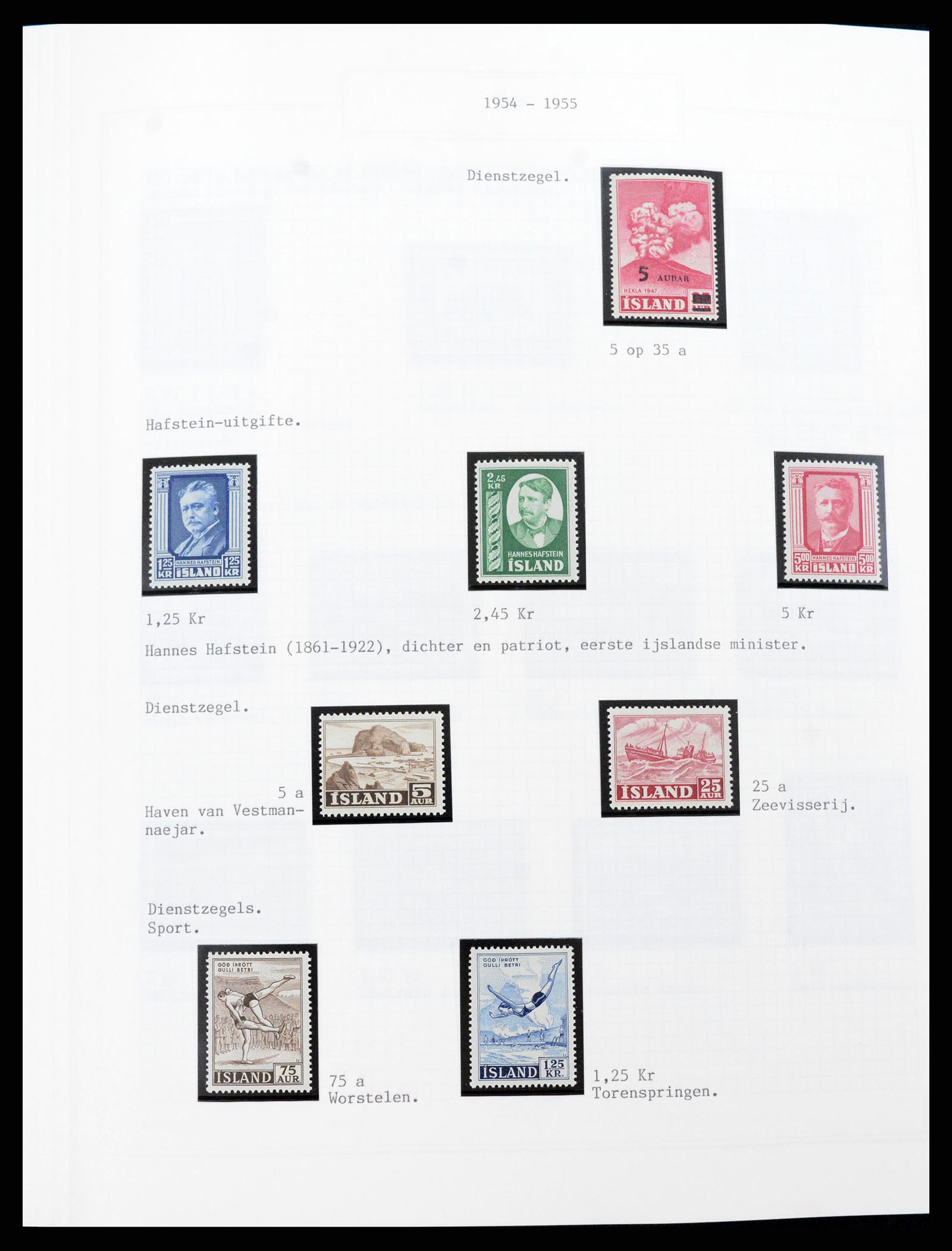 37300 026 - Postzegelverzameling 37300 IJsland 1873-2000.