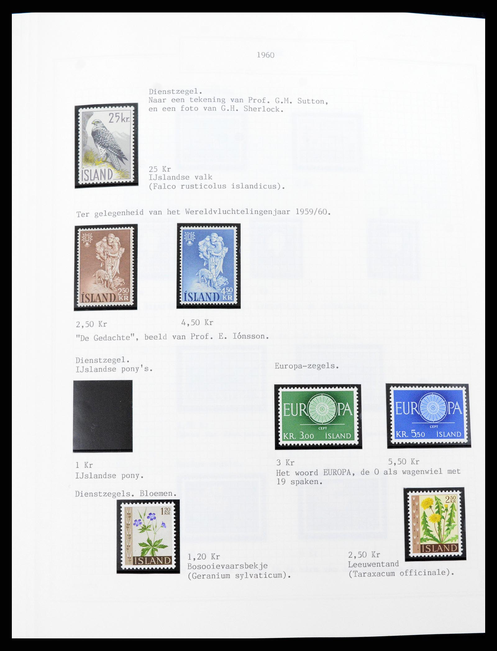 37300 030 - Postzegelverzameling 37300 IJsland 1873-2000.