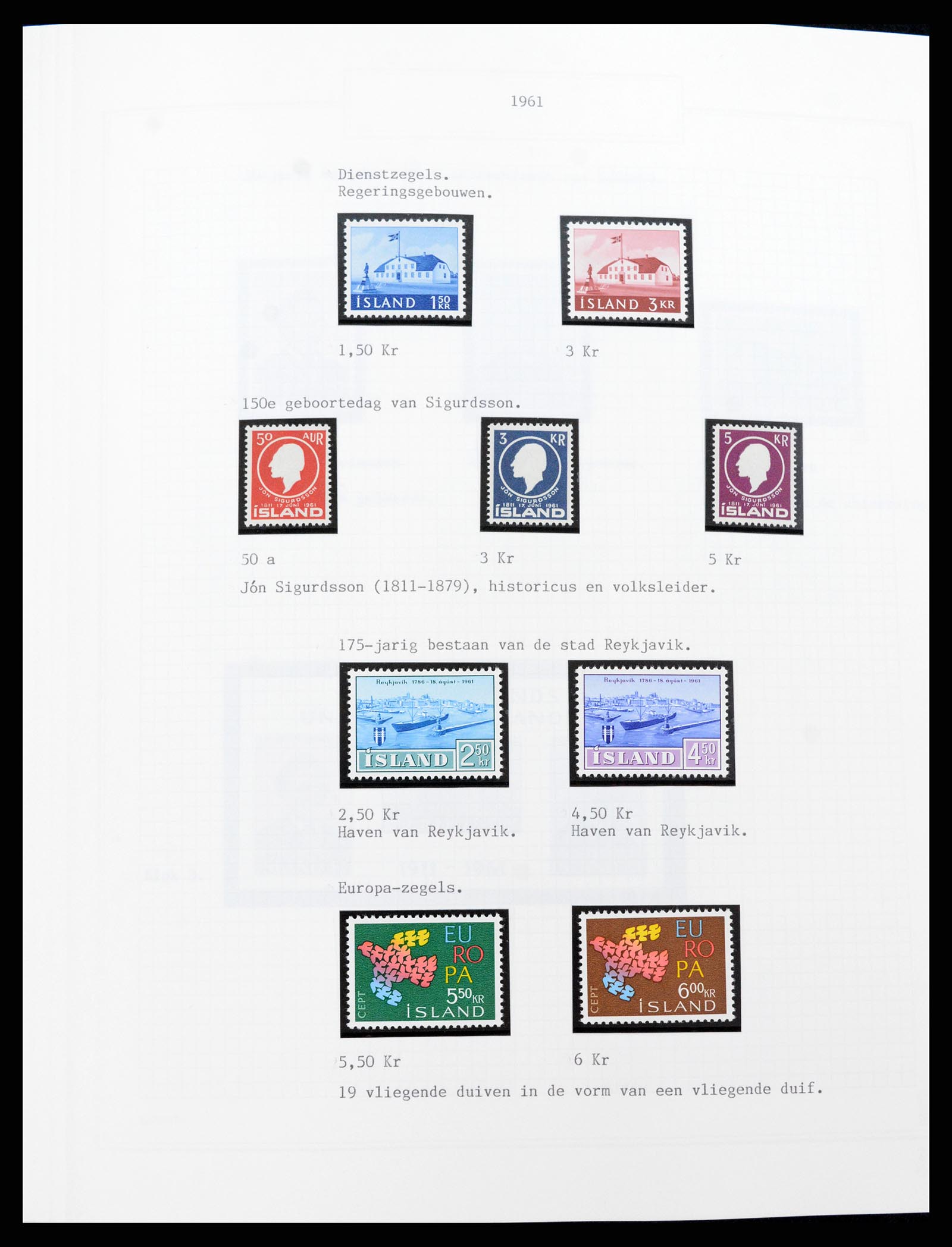 37300 031 - Postzegelverzameling 37300 IJsland 1873-2000.