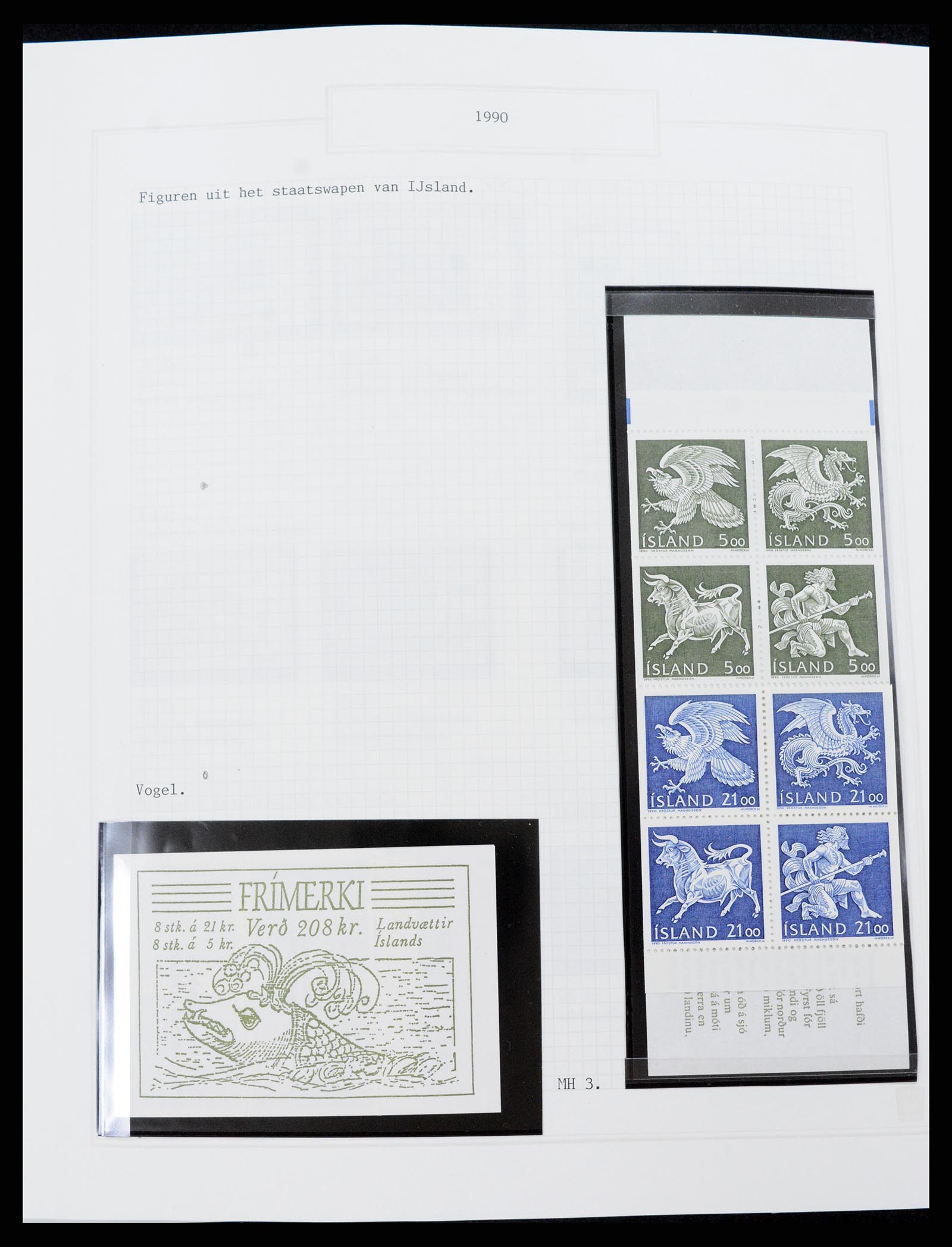 37300 068 - Postzegelverzameling 37300 IJsland 1873-2000.