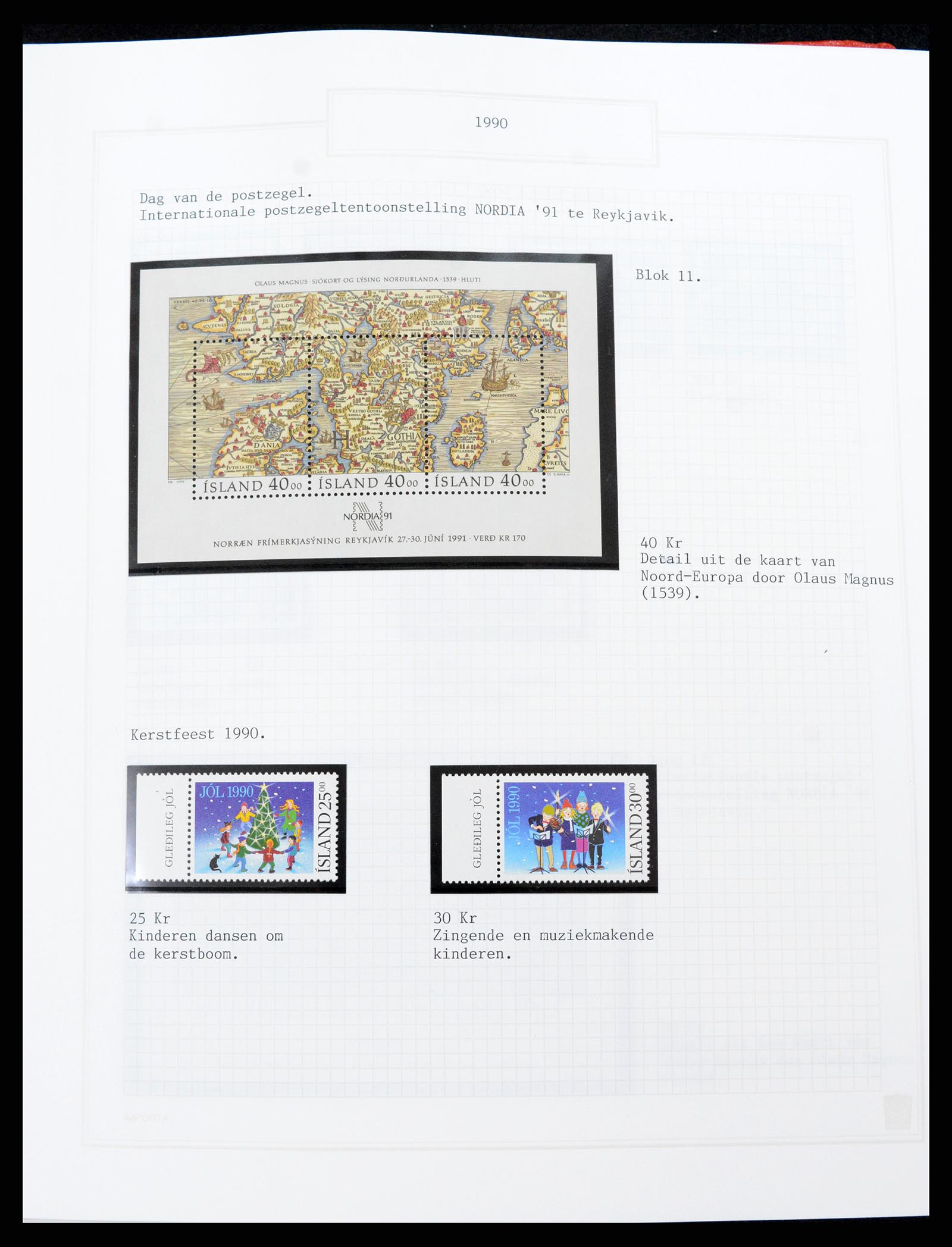 37300 070 - Postzegelverzameling 37300 IJsland 1873-2000.